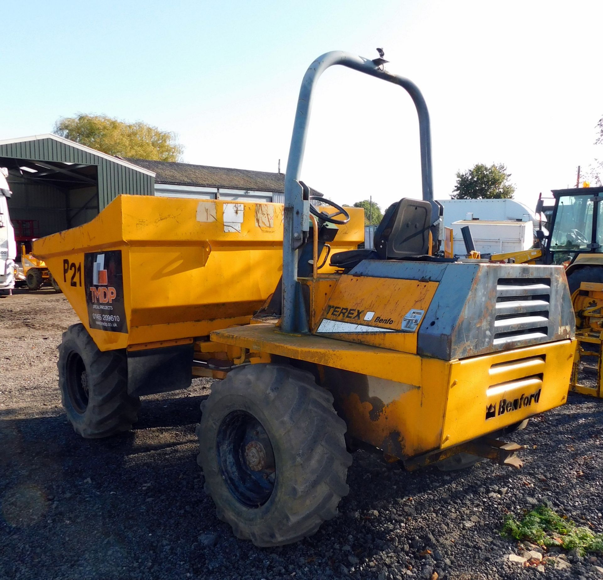 Terex 6003 PTFA 6t dumper, serial number SLBD1N00E505ET228 (Ignition Issue but Runs & Drives) ( - Image 3 of 11