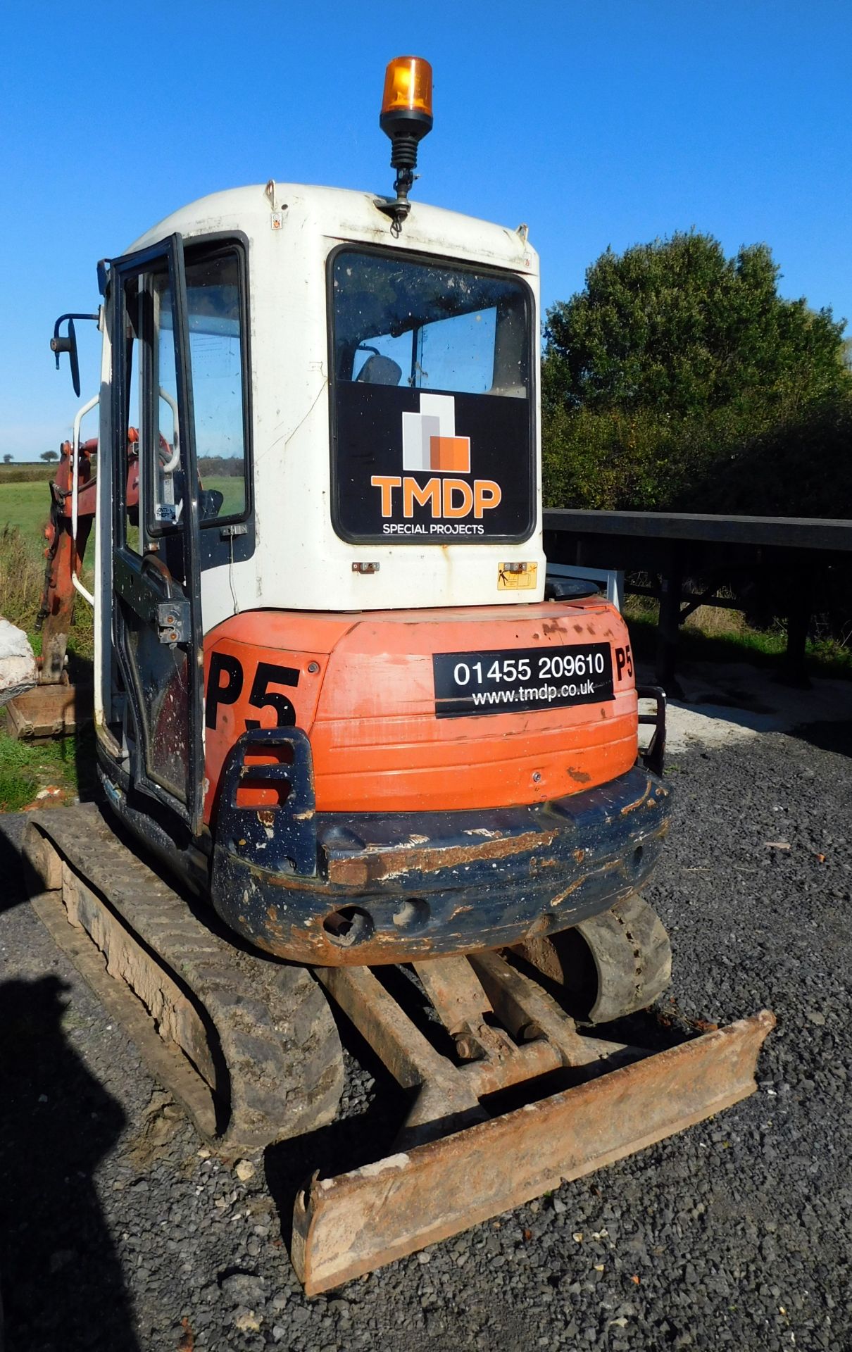 Kubota KX71-3 Mini Excavator, Rubber Tracks, Blade, Offset, Piped., serial number - Image 4 of 15