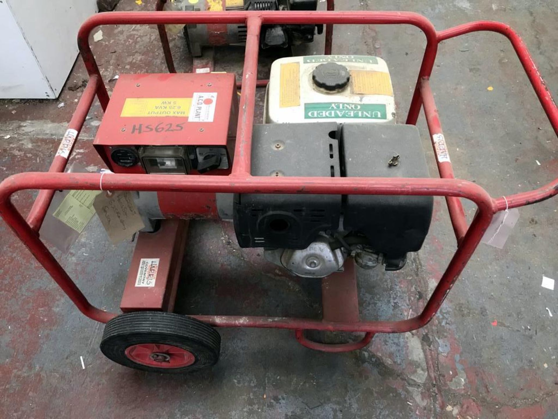 Petrol Generator (Located Milton Keynes, Viewing by Appointment – see General Notes)