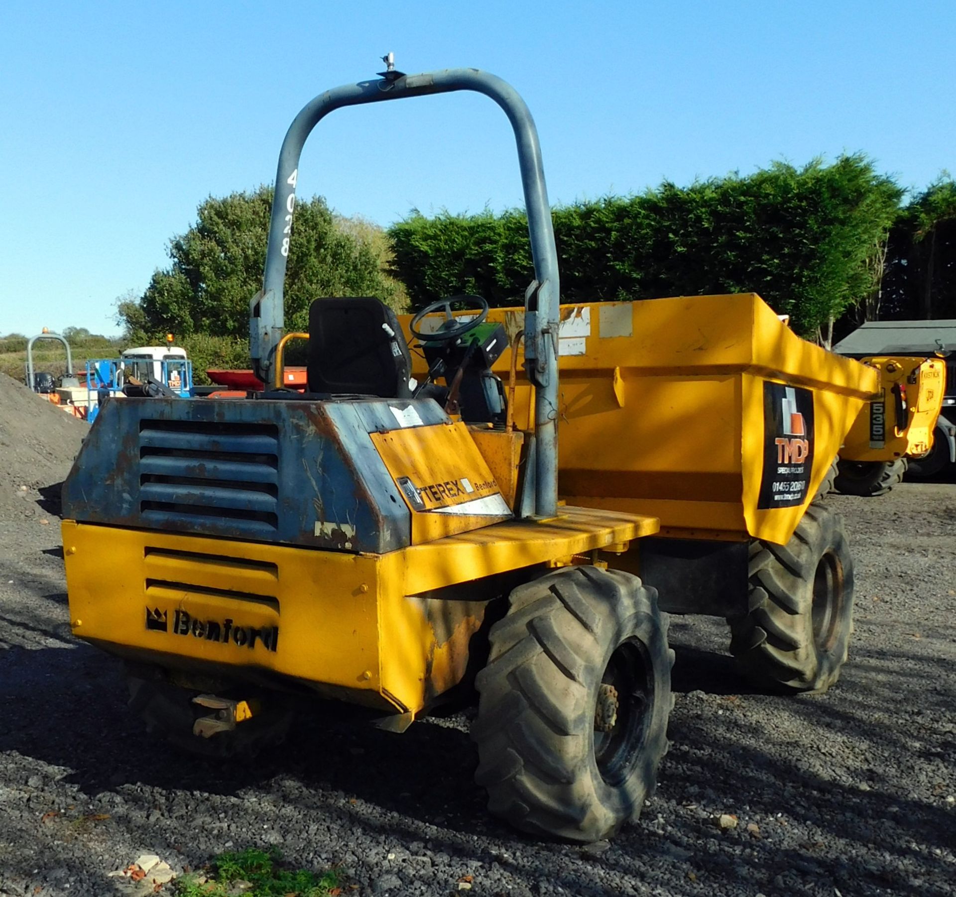 Terex 6003 PTFA 6t dumper, serial number SLBD1N00E505ET228 (Ignition Issue but Runs & Drives) ( - Image 4 of 11