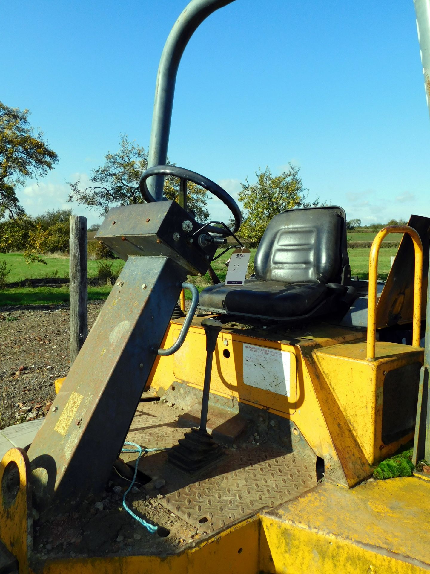 Terex 6003 PTFA 6t dumper, serial number SLBD1N00E505ET228 (Ignition Issue but Runs & Drives) ( - Image 11 of 11