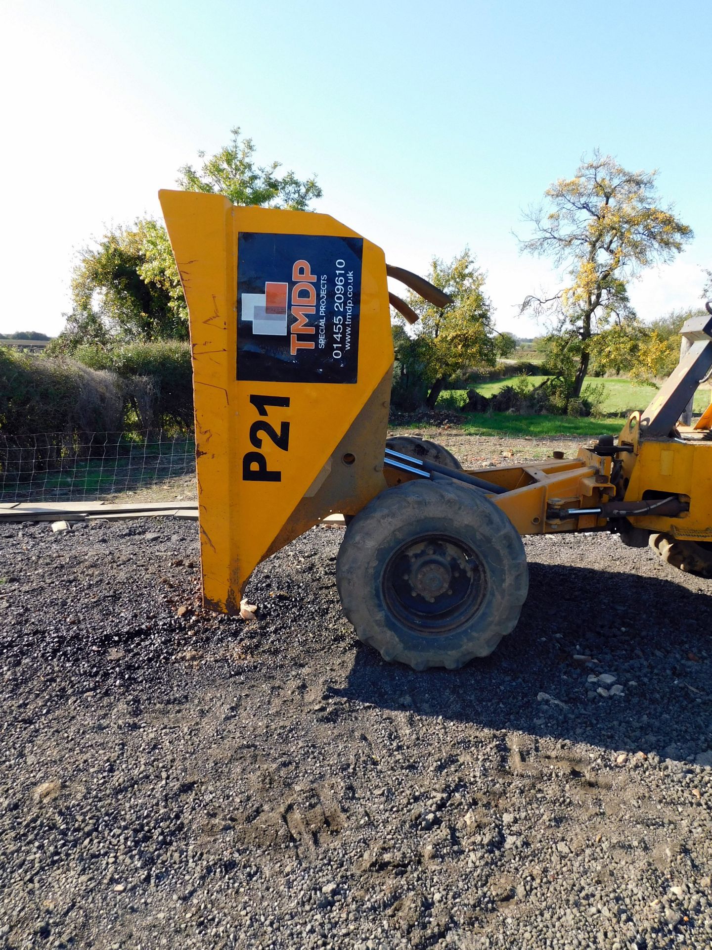 Terex 6003 PTFA 6t dumper, serial number SLBD1N00E505ET228 (Ignition Issue but Runs & Drives) ( - Image 10 of 11