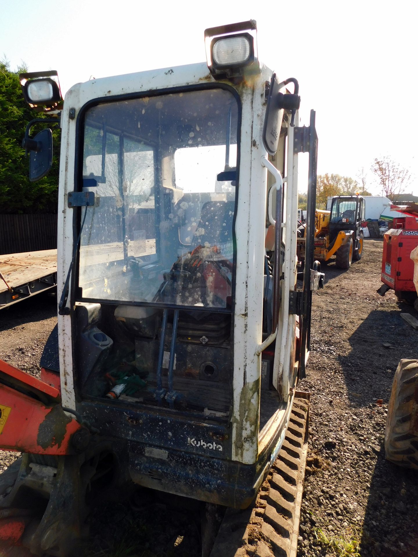 Kubota KX71-3 Mini Excavator, Rubber Tracks, Blade, Offset, Piped., serial number - Image 9 of 15