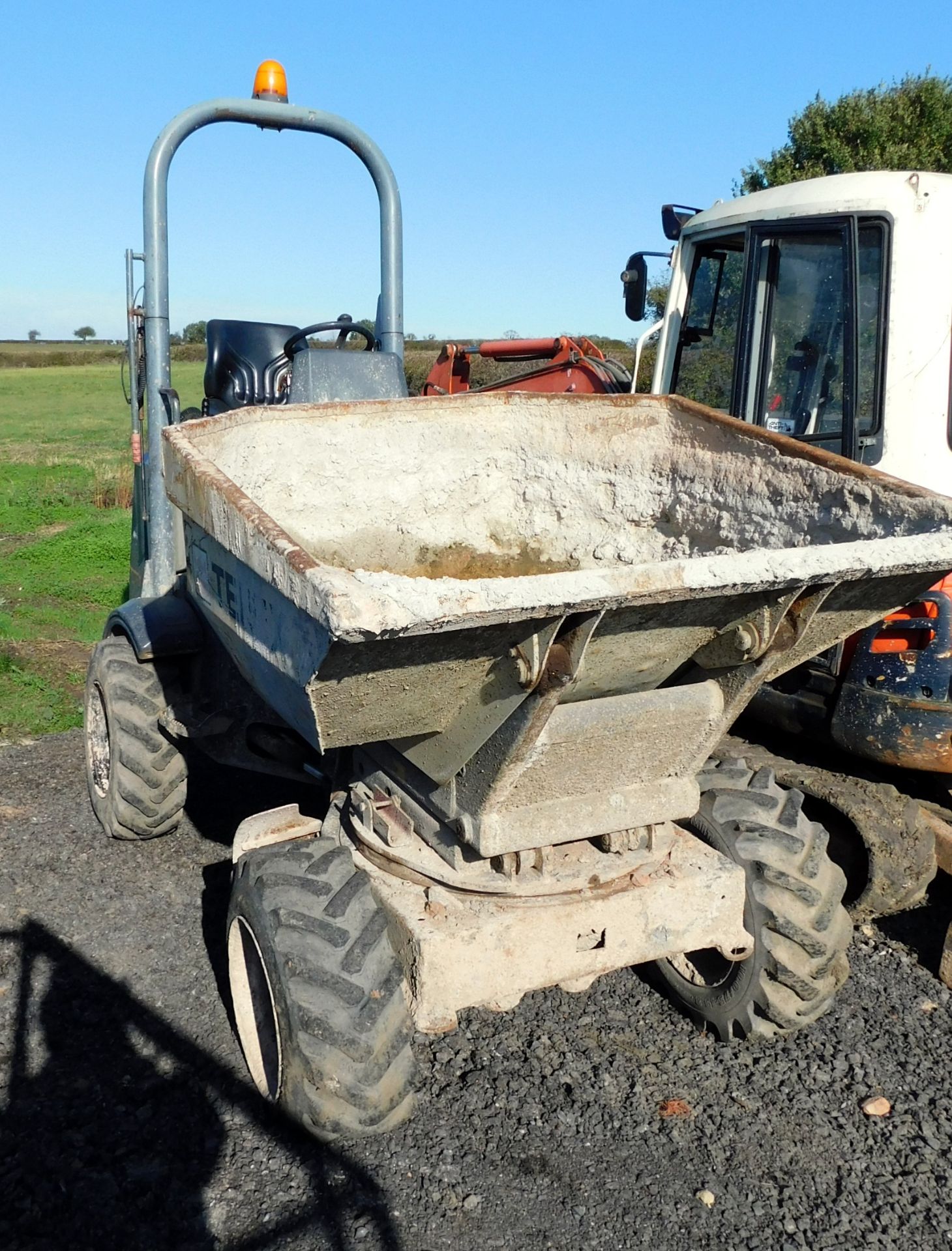 Benford 2t High Tip Swivel Dumper Serial Number 801MP003 (beginning of serial number indecipherable)