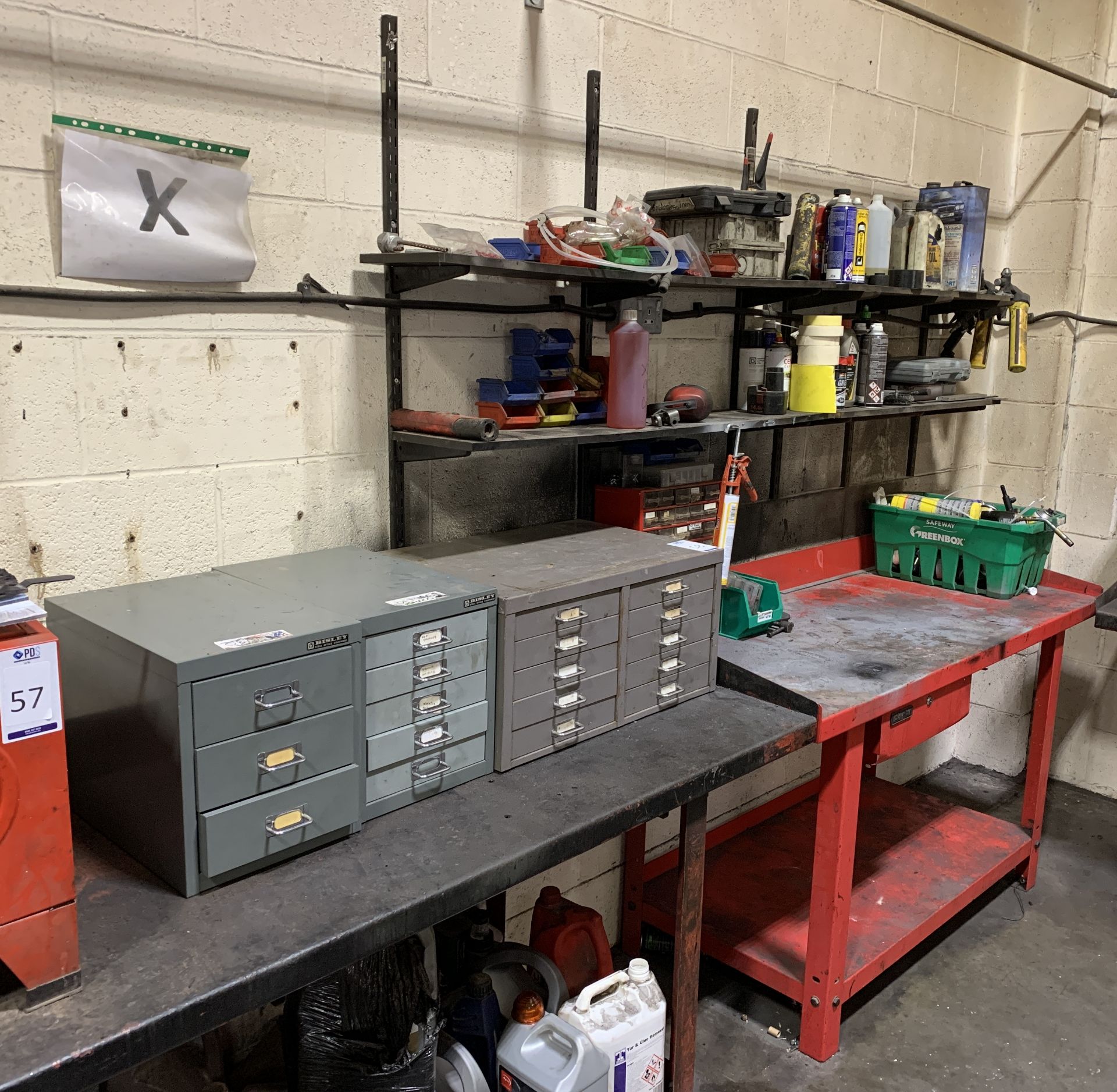 2 Workbenches & Quantity of Assorted Tools & Fixings etc. (Located Unit G, Harlow House, Shelton - Image 2 of 4