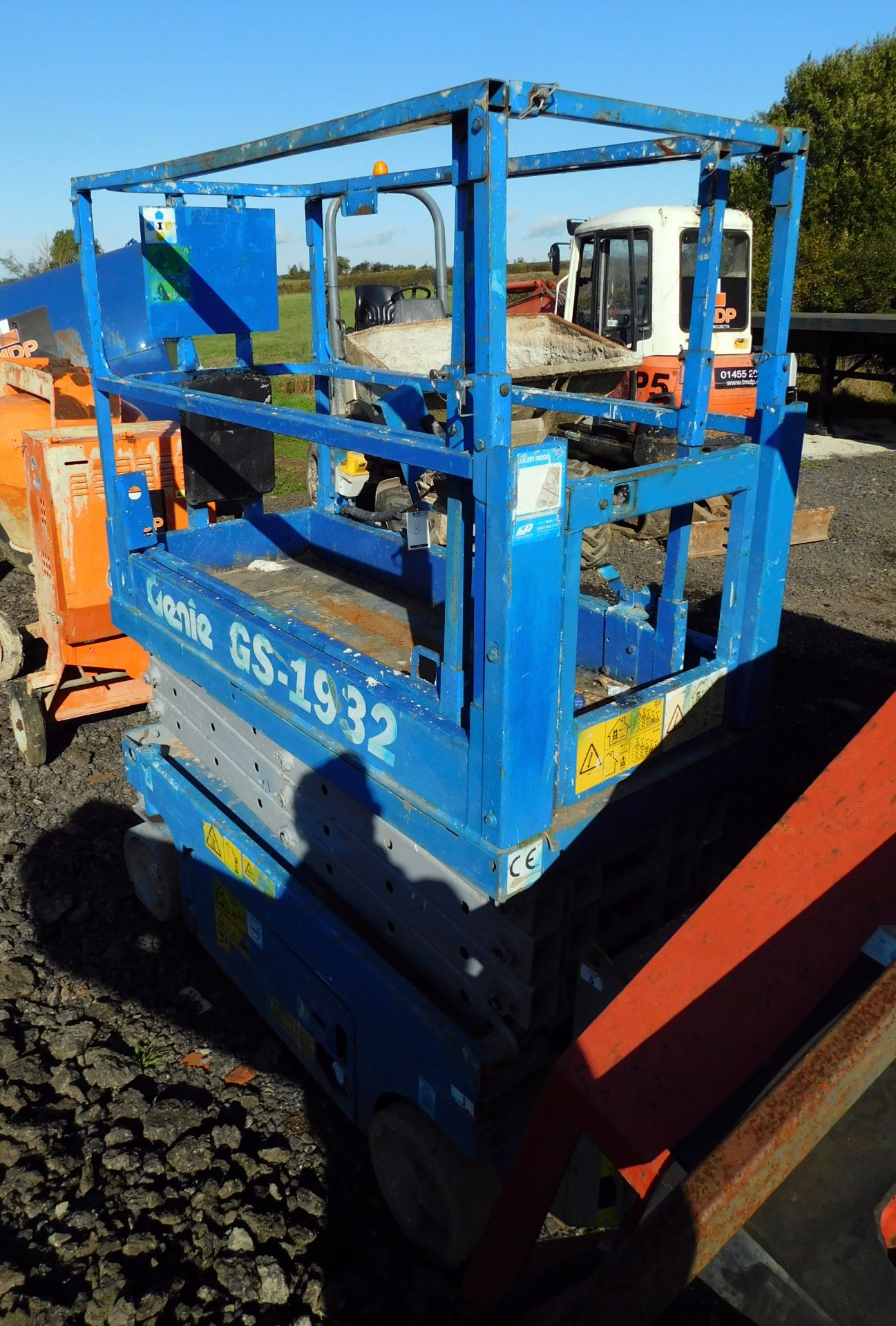 Genie GS-1932 Scissor Lift, 480 hours. (no Key) (Located Milton Keynes, Viewing by Appointment – see - Image 3 of 7