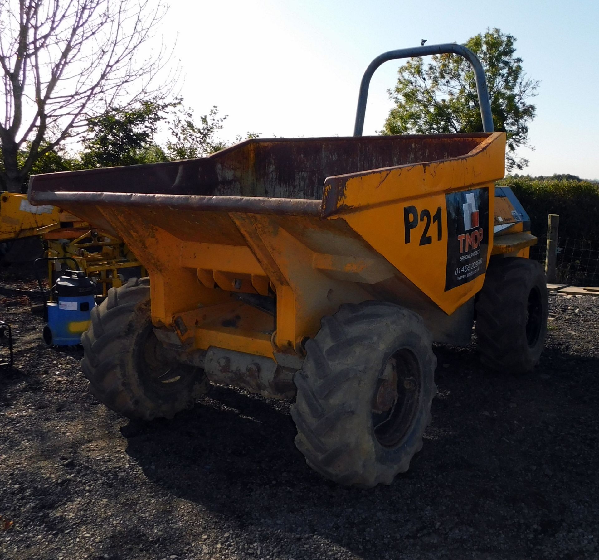 Terex 6003 PTFA 6t dumper, serial number SLBD1N00E505ET228 (Ignition Issue but Runs & Drives) ( - Image 2 of 11