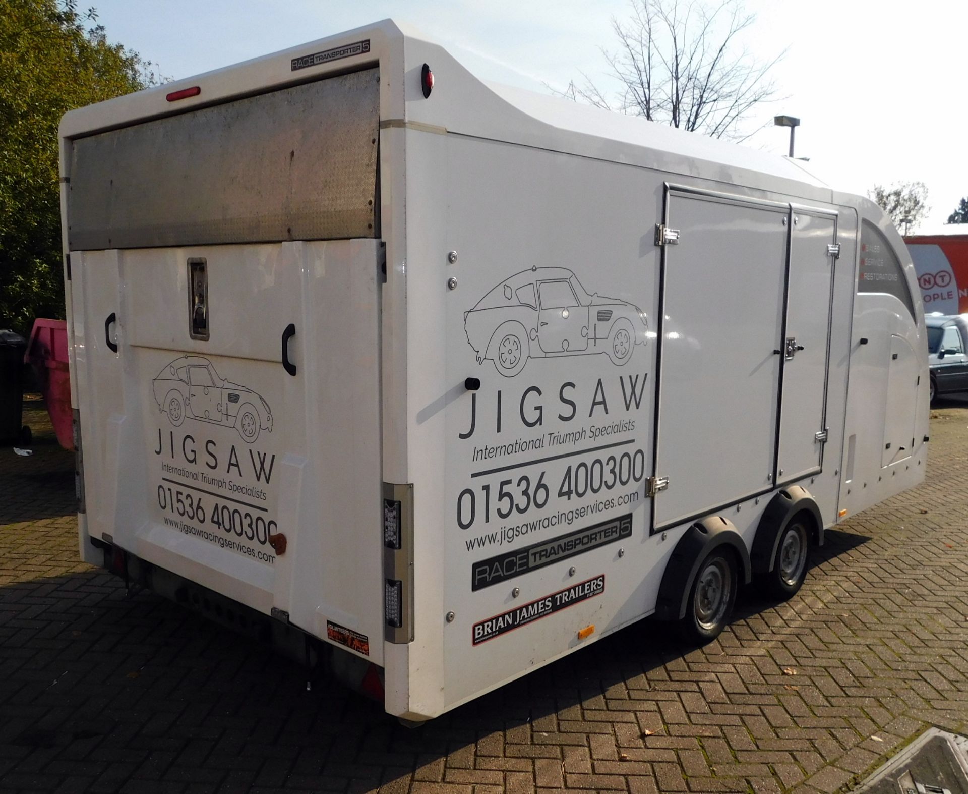 Brian James Trailers Race Transporter 5, P-CG-T-040-2, 3500kg, S/N; SJB375GBPDD11849, internal - Image 10 of 12