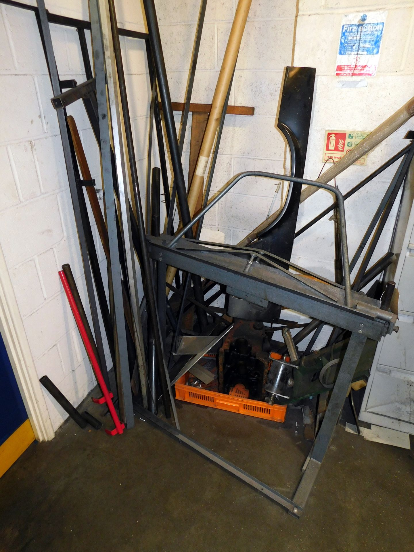 Steel Fabricated Manual Bender with Quantity of Steel Bar (Located Unit G, Harlow House, Shelton - Image 2 of 2