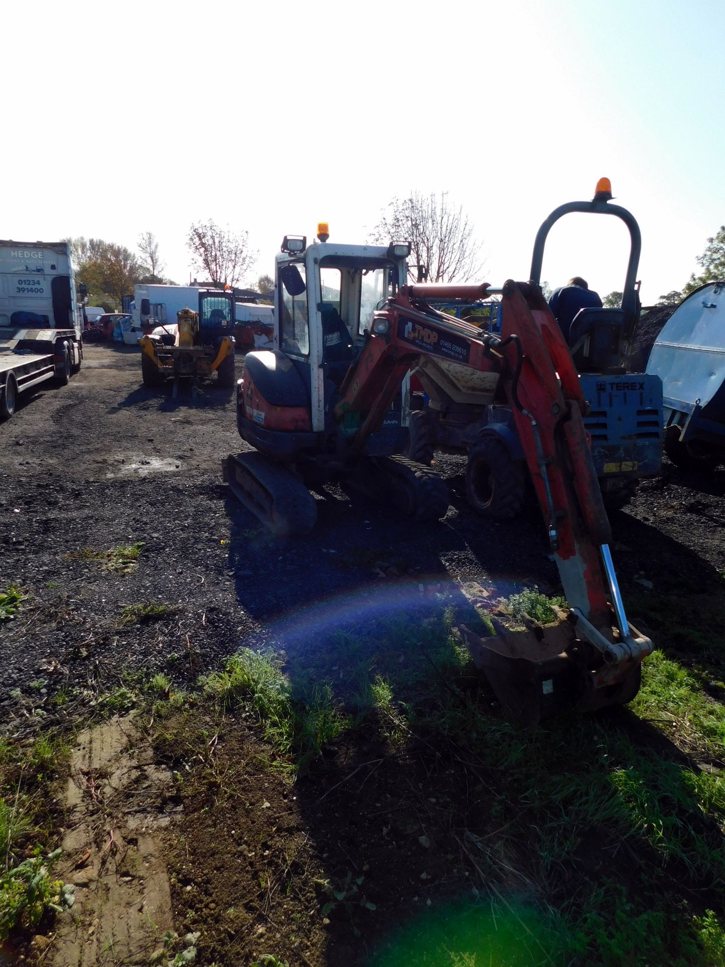 Kubota KX71-3 Mini Excavator, Rubber Tracks, Blade, Offset, Piped., serial number - Image 2 of 15