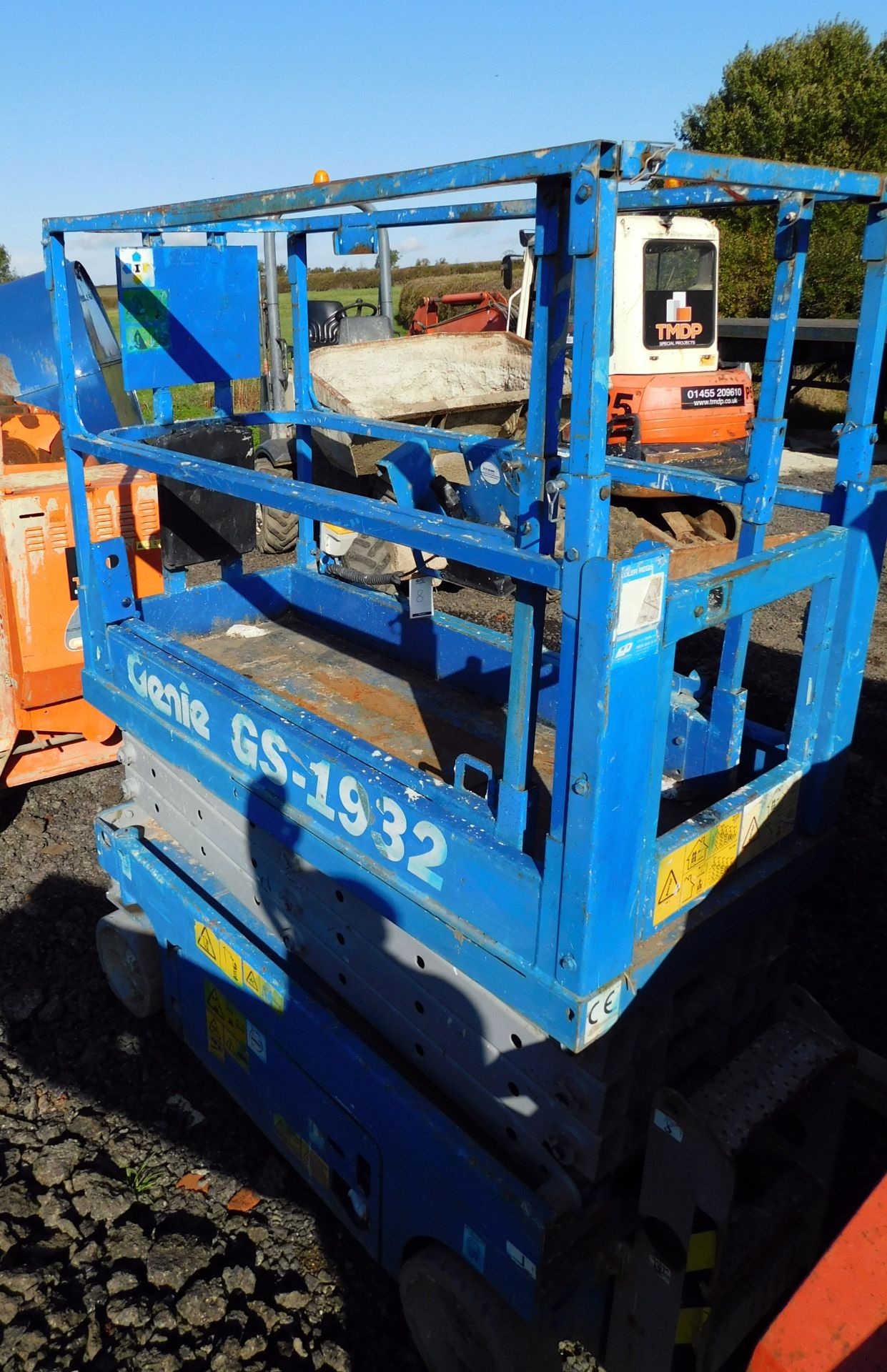 Genie GS-1932 Scissor Lift, 480 hours. (no Key) (Located Milton Keynes, Viewing by Appointment – see - Image 4 of 7