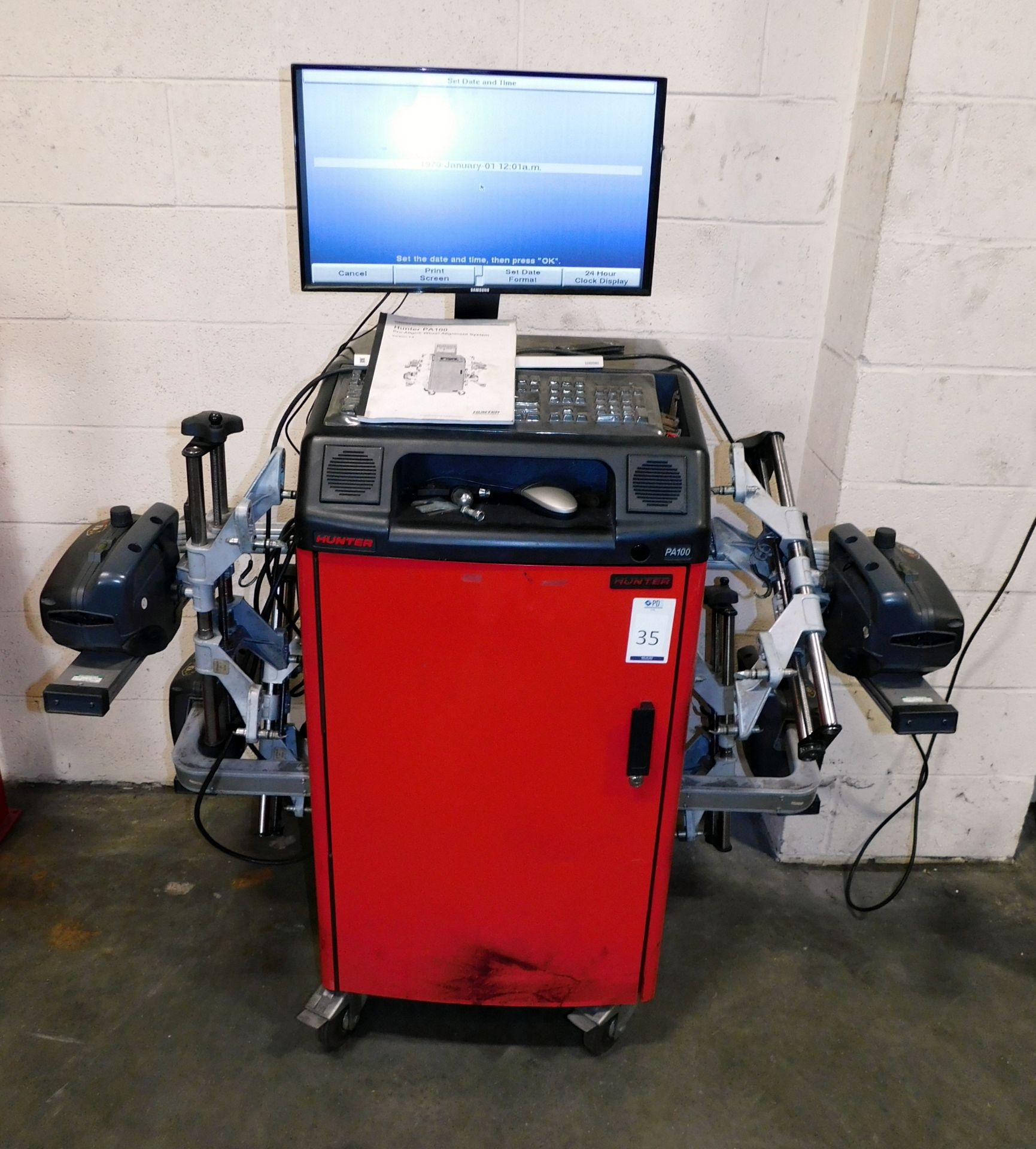 Hunter PA100 Proalign Wheel Alignment System (Located Unit G, Harlow House, Shelton Road, - Image 3 of 9