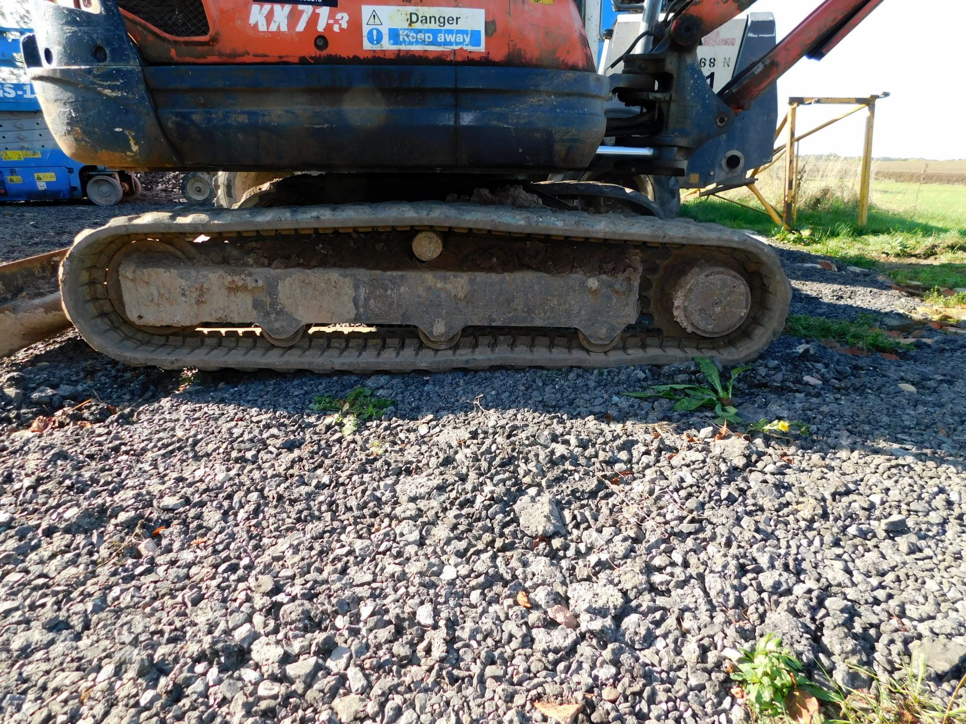 Kubota KX71-3 Mini Excavator, Rubber Tracks, Blade, Offset, Piped., serial number - Image 11 of 15