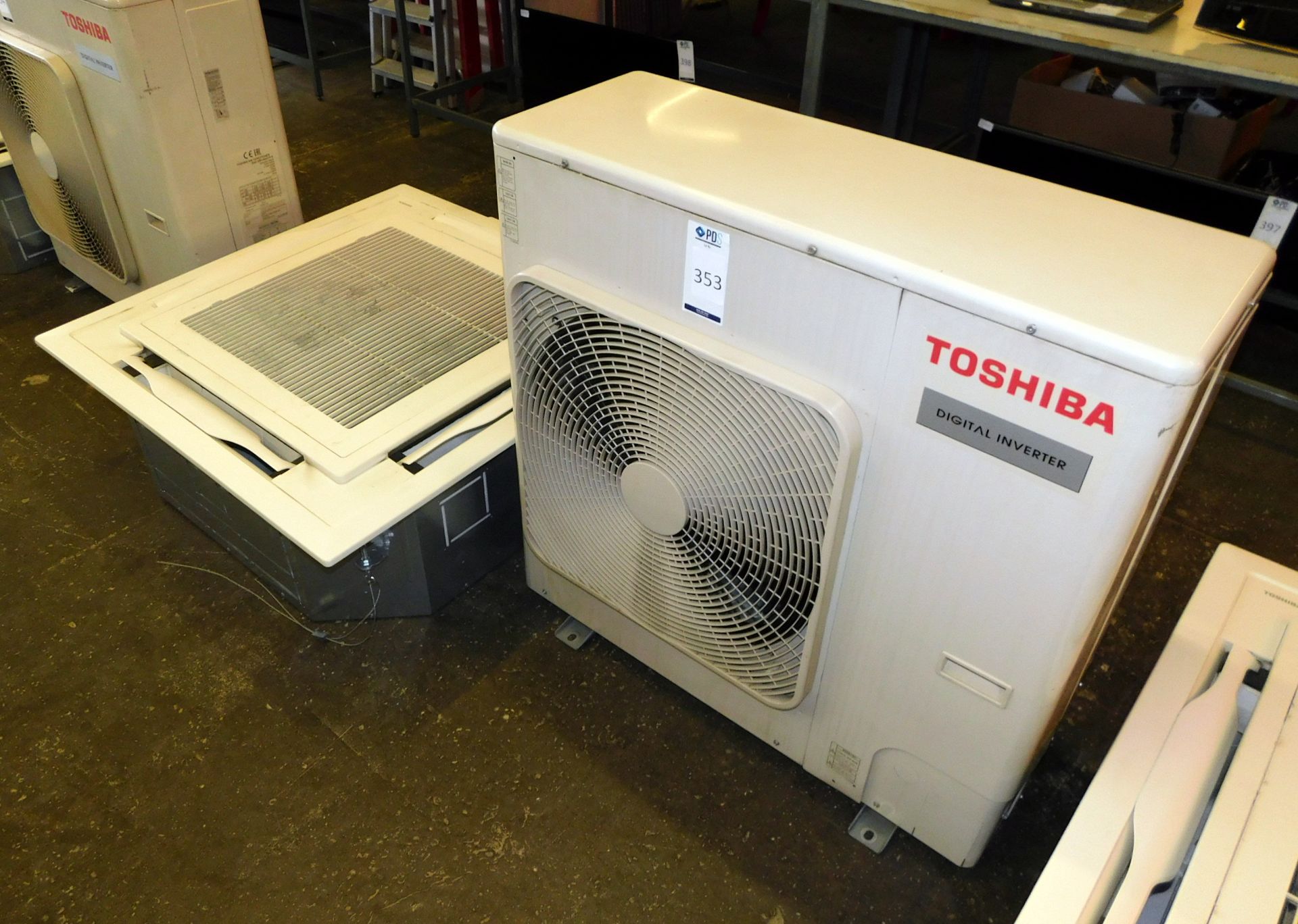 Toshiba Digital Inverter Air Conditioning System RAV-SM1404ATP-E (2017) with Toshiba Ceiling