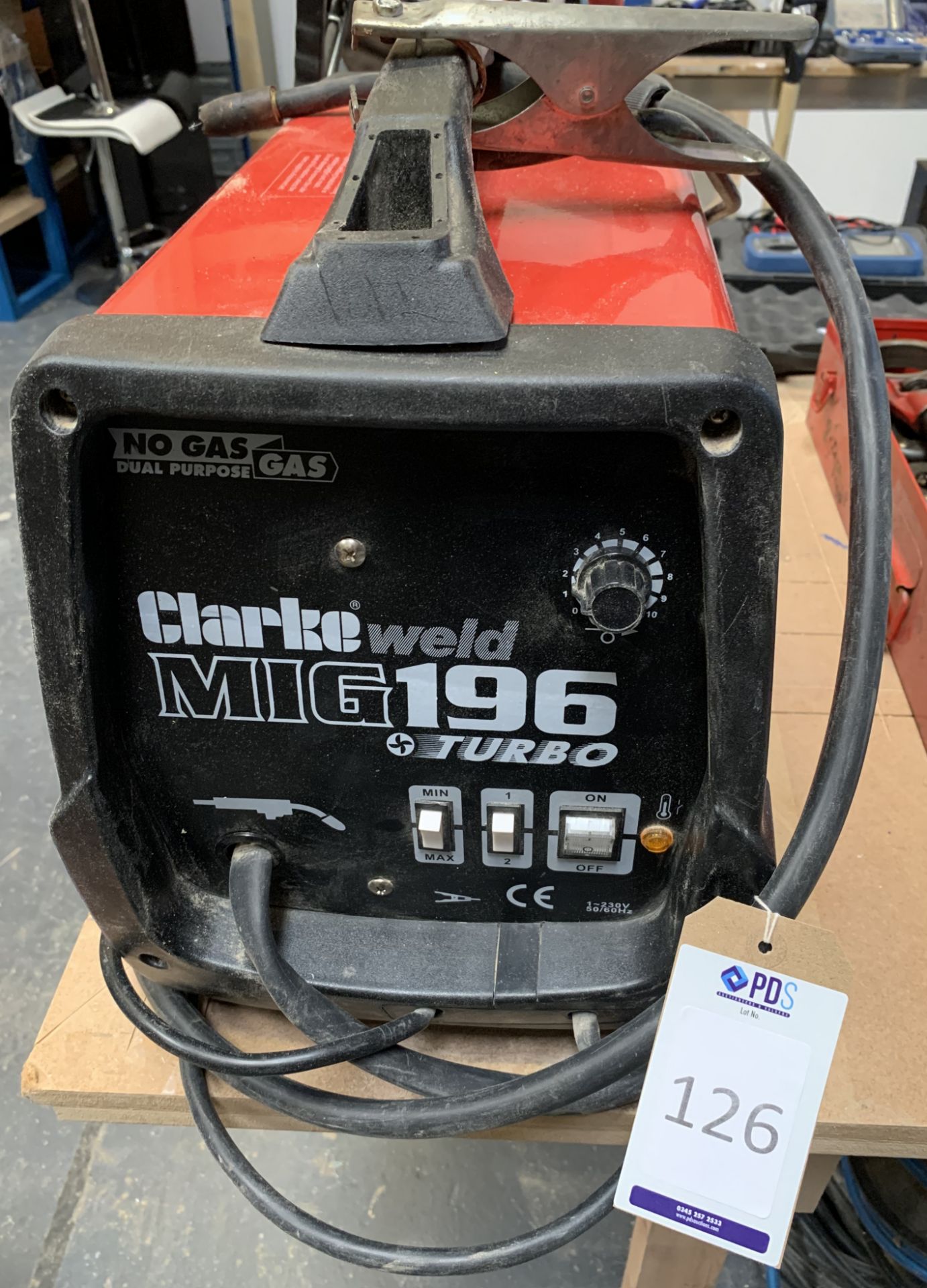 Clarke 196 MIG Welder (Located Sittingbourne – Please see General Notes for Full Address,