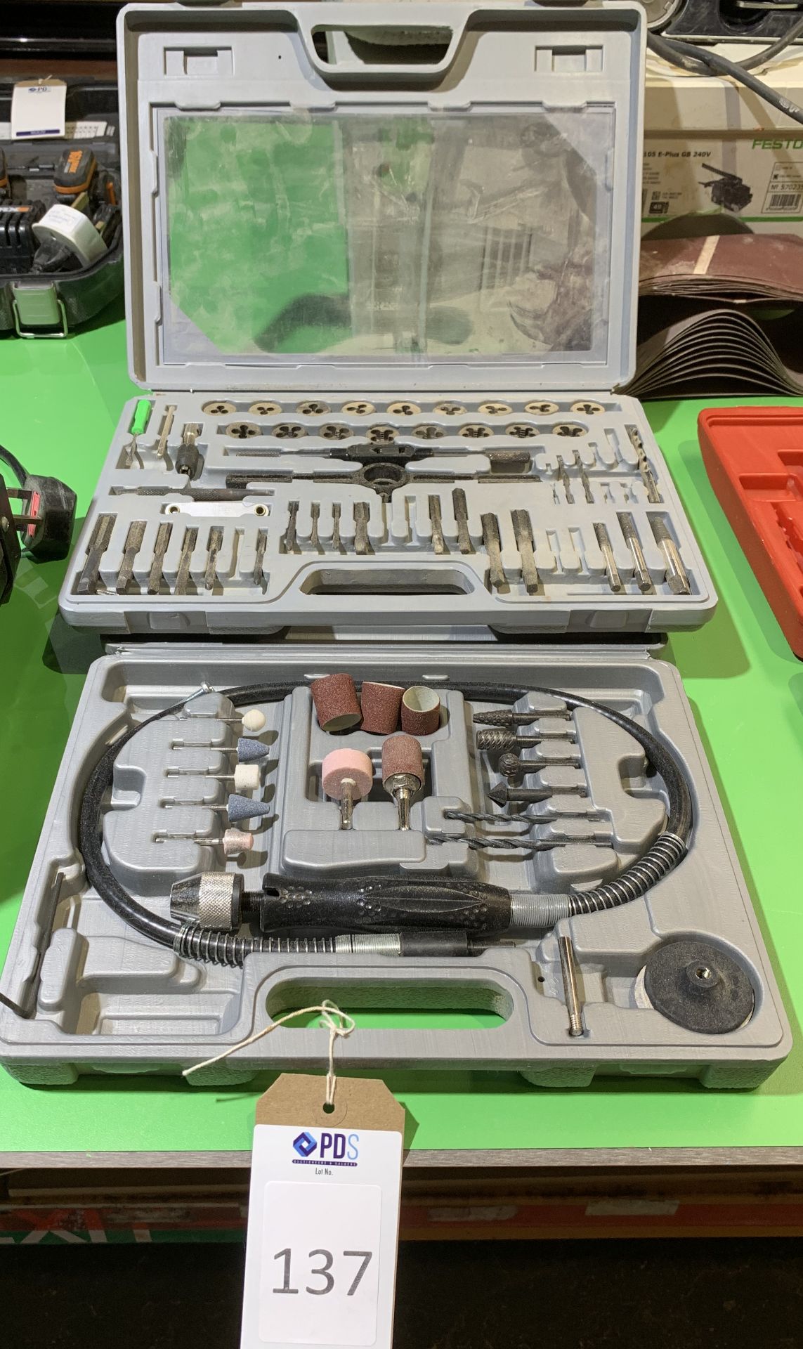 Tap & Die with Tool Attachment Sets (Located Sittingbourne – Please see General Notes for Full