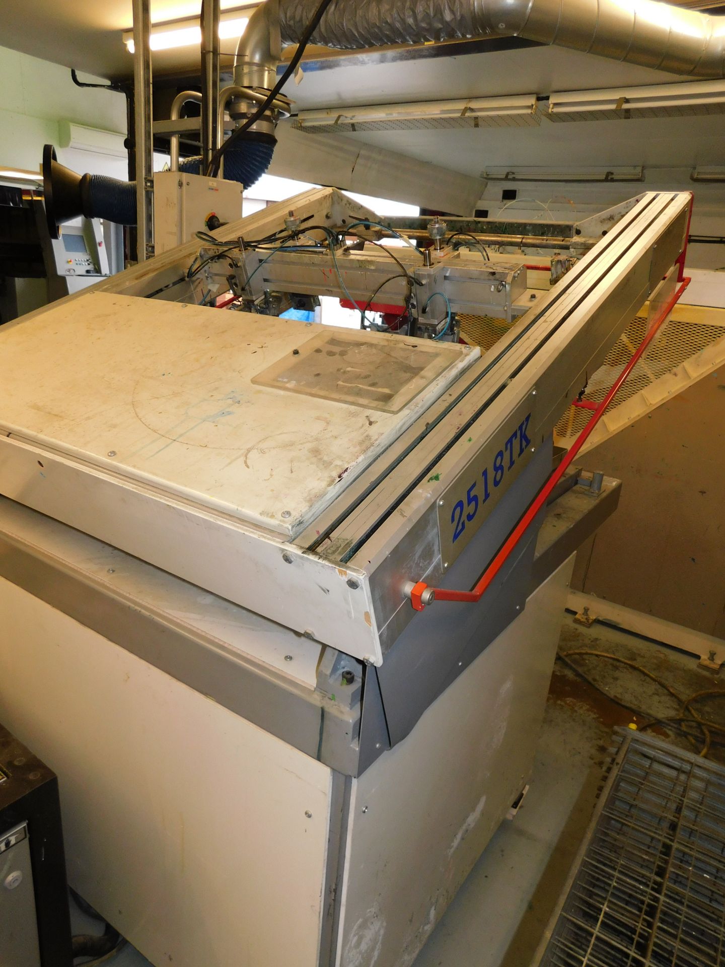 KPX 2581/TK Mini Screen Printer, Serial No SA104 1000mm X 1000mm (1997) (Located Northampton – See - Bild 9 aus 9