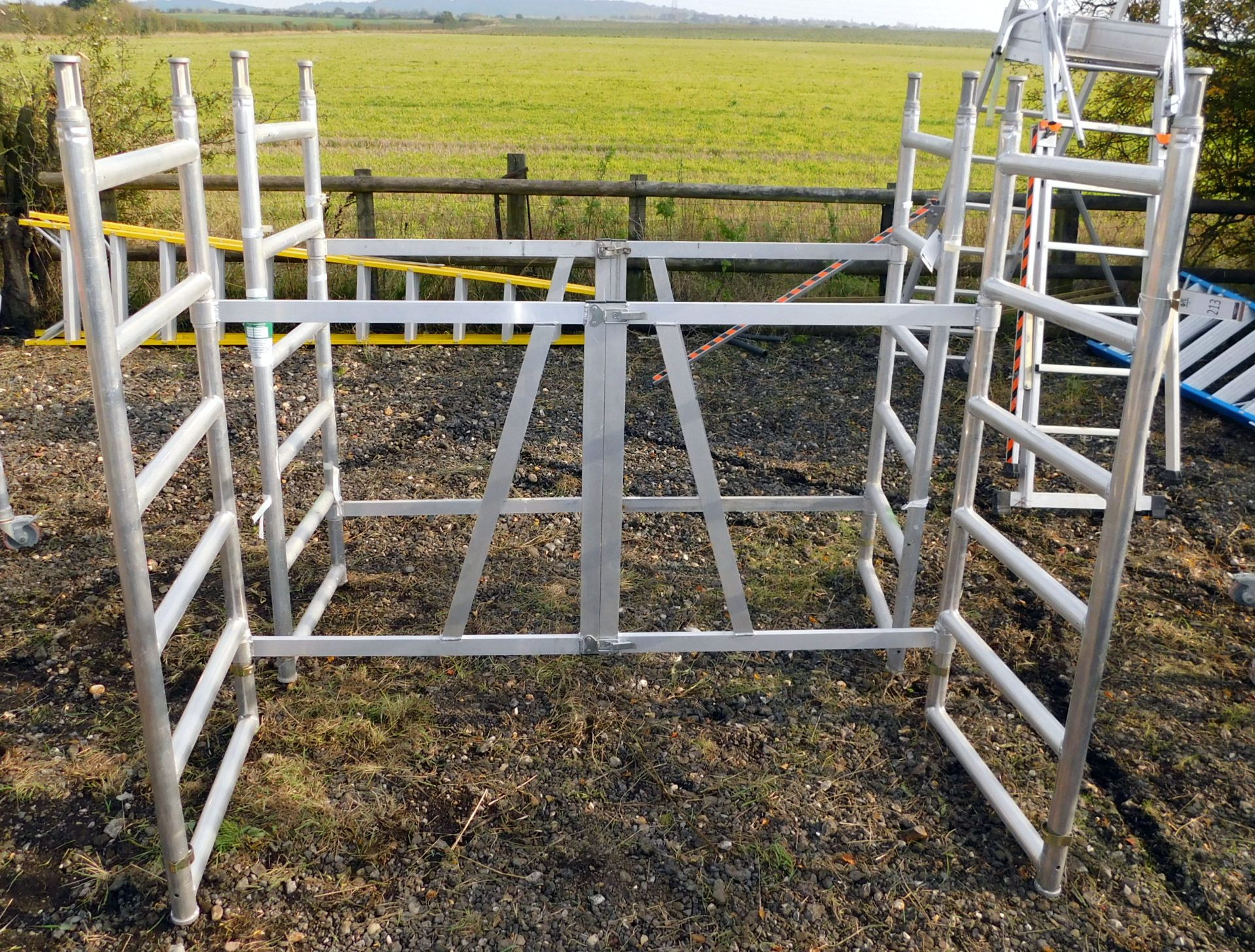 2 Folding Aluminium Scaffold Components (Located Upminster – See General Notes for Full Address)