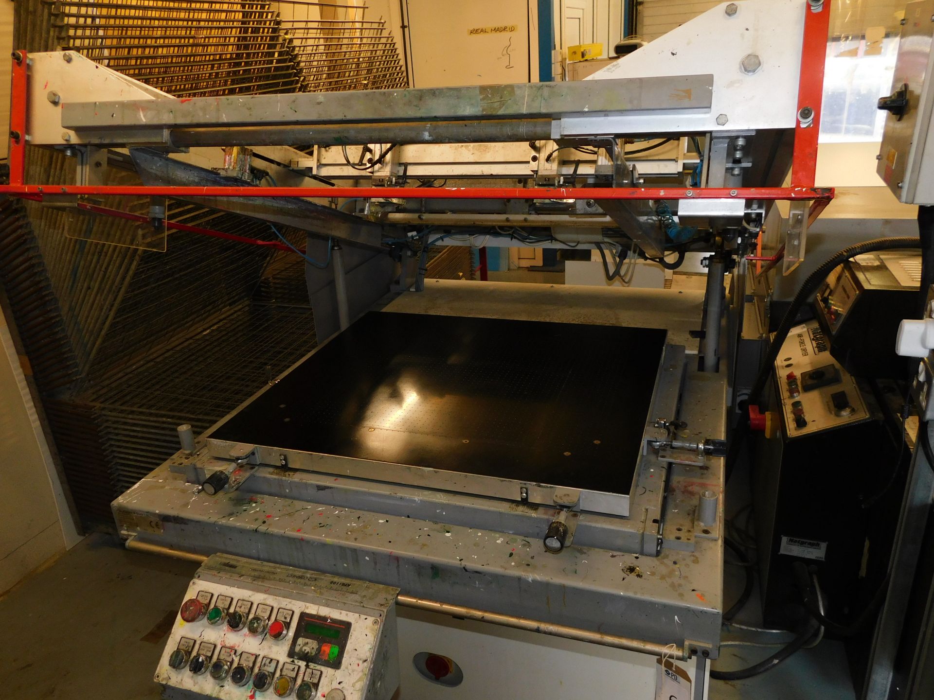 KPX 2581/TK Mini Screen Printer, Serial No SA104 1000mm X 1000mm (1997) (Located Northampton – See