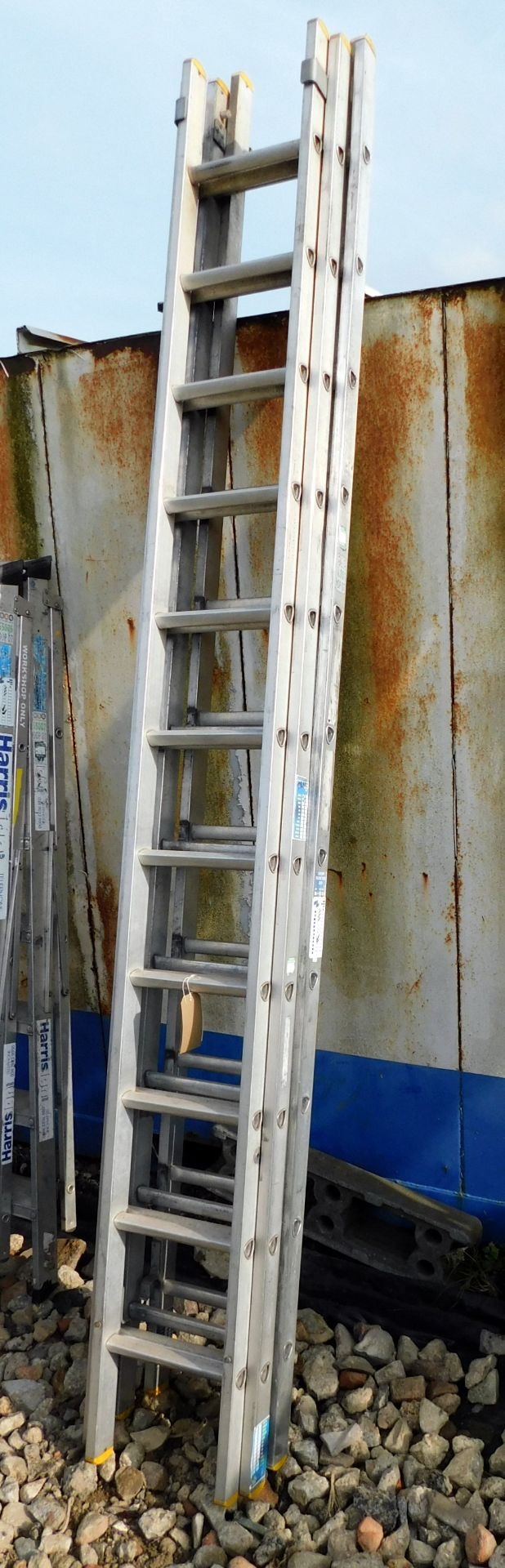 2 22-Rung Double Extension Aluminium Ladders (Located Upminster – See General Notes for Full