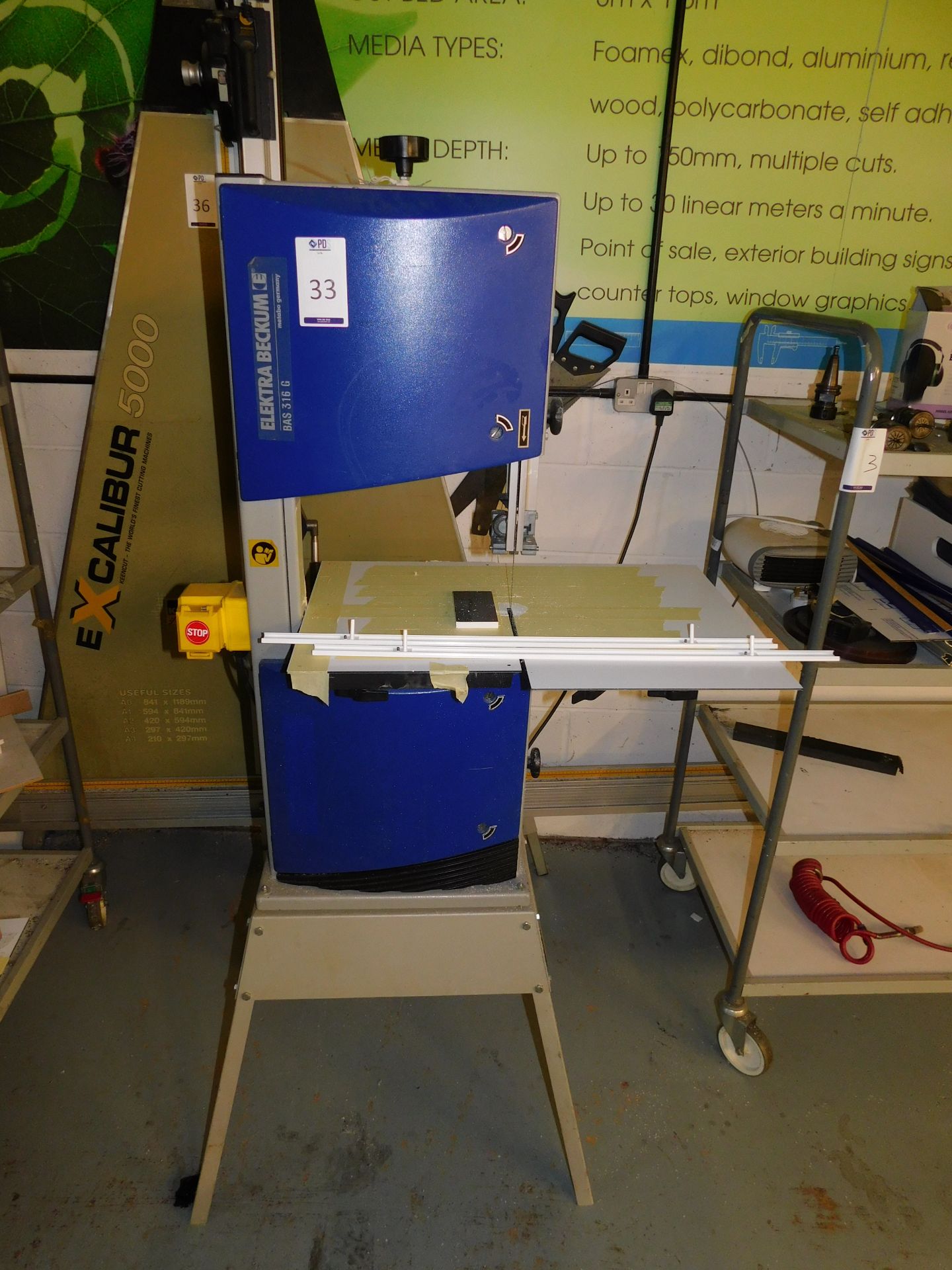 Elektra Bekum BAS 316G Bandsaw (Located Northampton – See General Notes for Full Address)