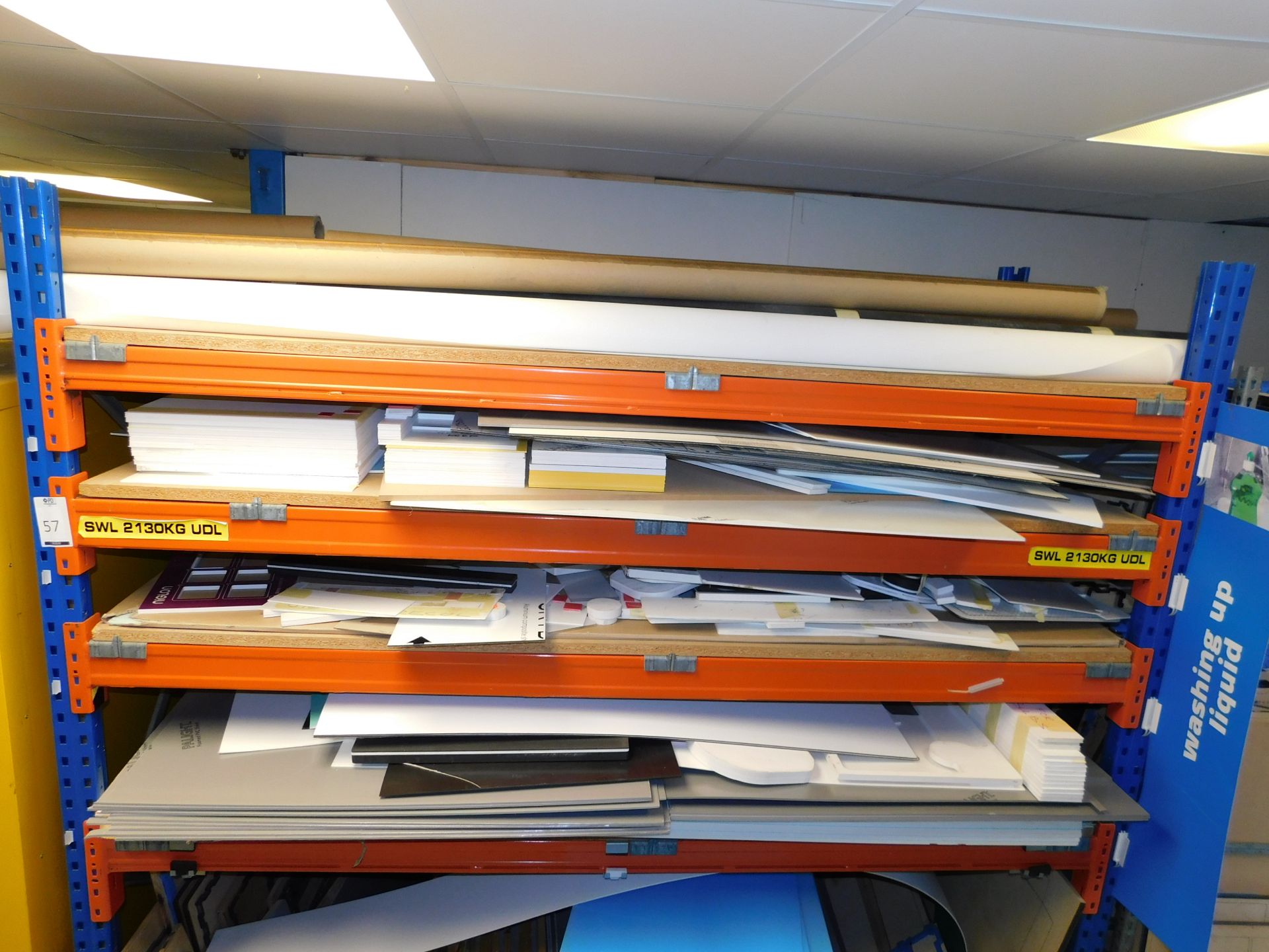 Boltless Shelving & Quantity of Assorted Foam Stock (Located Northampton – See General Notes for - Image 2 of 2