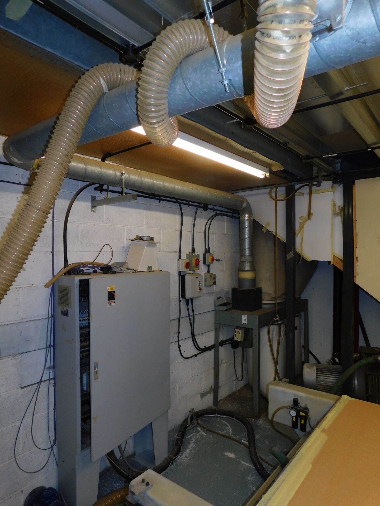 Double Bag Dust Extraction Unit With Ducting (Located Northampton – See General Notes for Full - Image 3 of 3