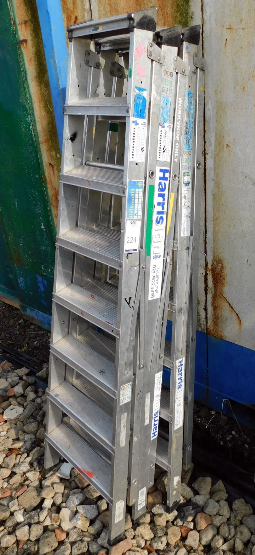 3 7-Tread Aluminium Step Ladders (Located Upminster – See General Notes for Full Address) - Image 2 of 2