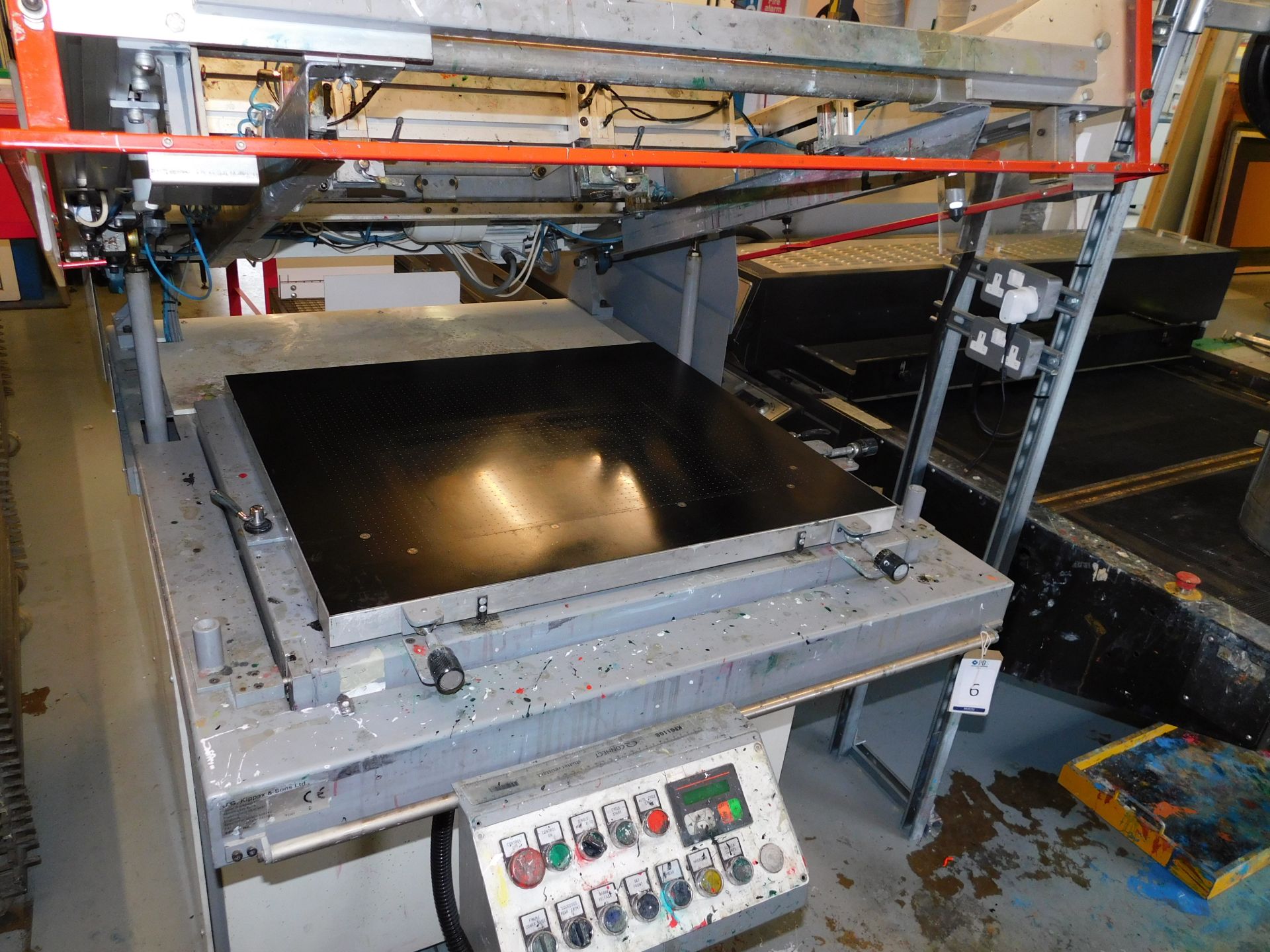 KPX 2581/TK Mini Screen Printer, Serial No SA104 1000mm X 1000mm (1997) (Located Northampton – See - Bild 2 aus 9