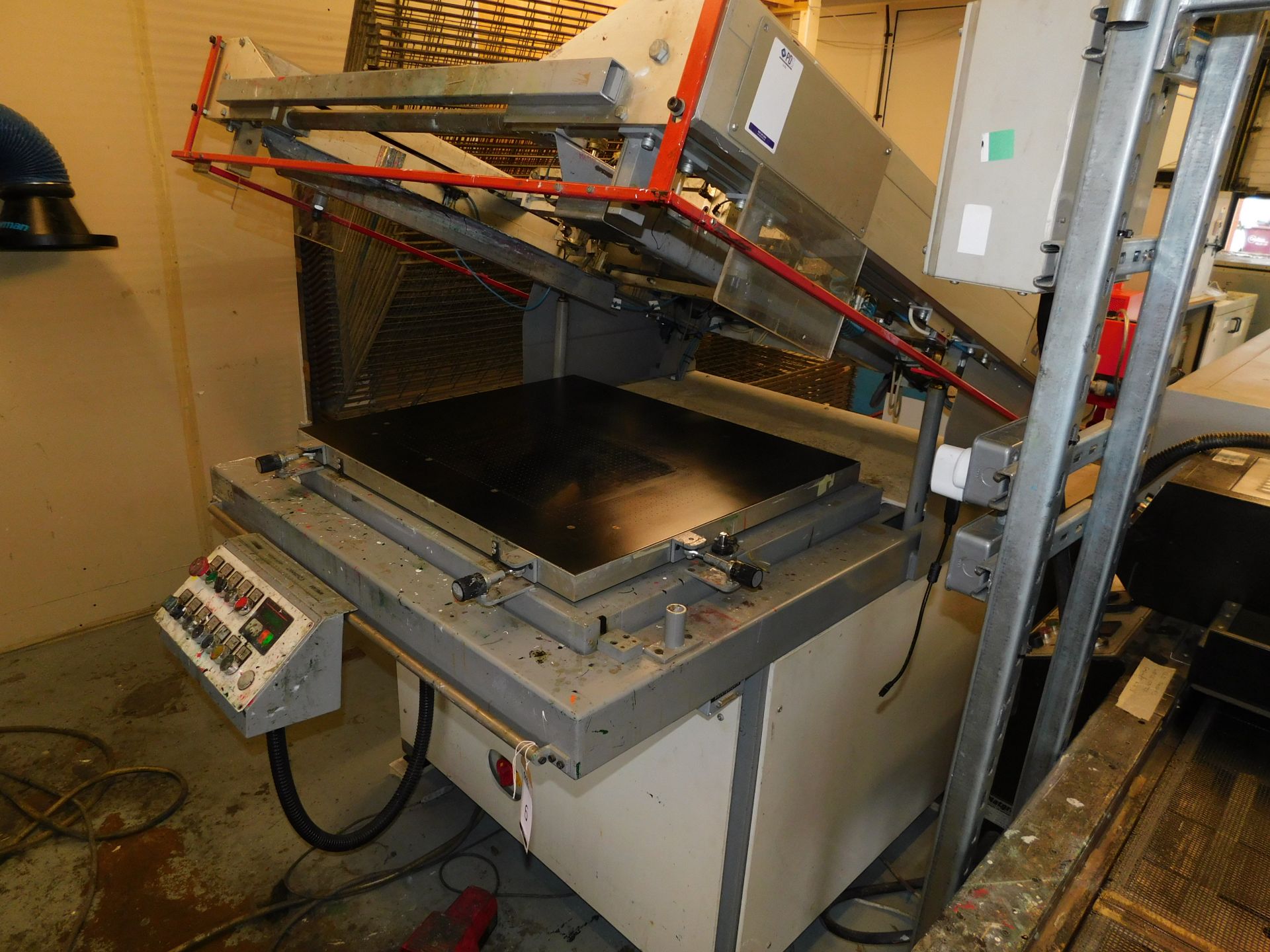 KPX 2581/TK Mini Screen Printer, Serial No SA104 1000mm X 1000mm (1997) (Located Northampton – See - Bild 5 aus 9