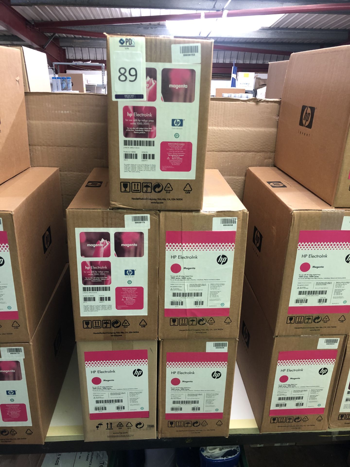 50 Cans of HP ElectroInk Magenta to suit HP Indigo Digital Press 1000 & 2000 Series (to 5 boxes) (