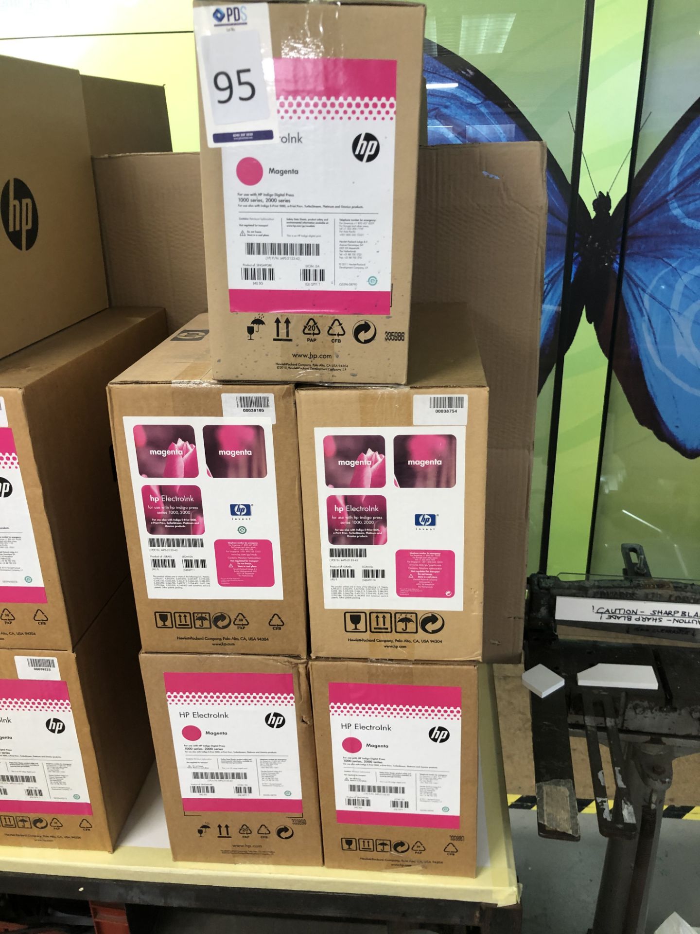 50 Cans of HP ElectroInk Magenta to suit HP Indigo Digital Press 1000 & 2000 Series (to 5 boxes) (