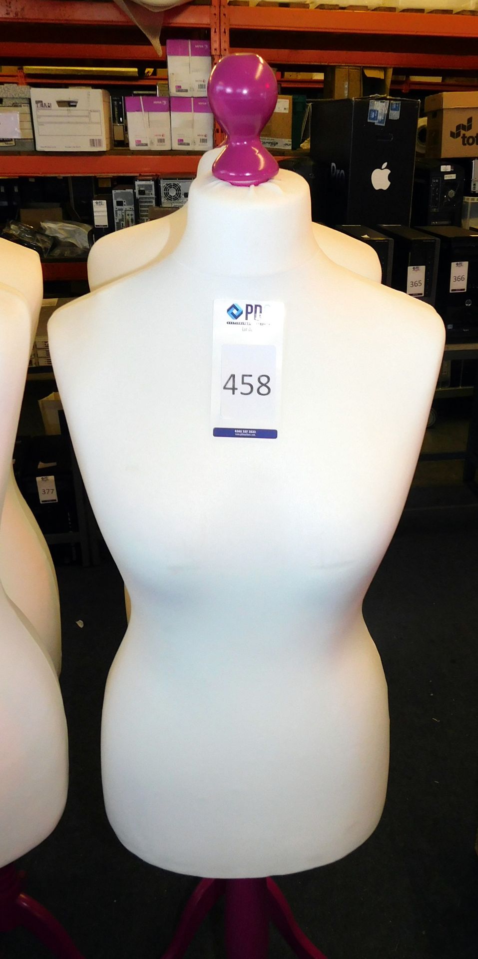 2 Female Mannequins on Wooden Stands (Located Stockport – See General Notes for Full Address)