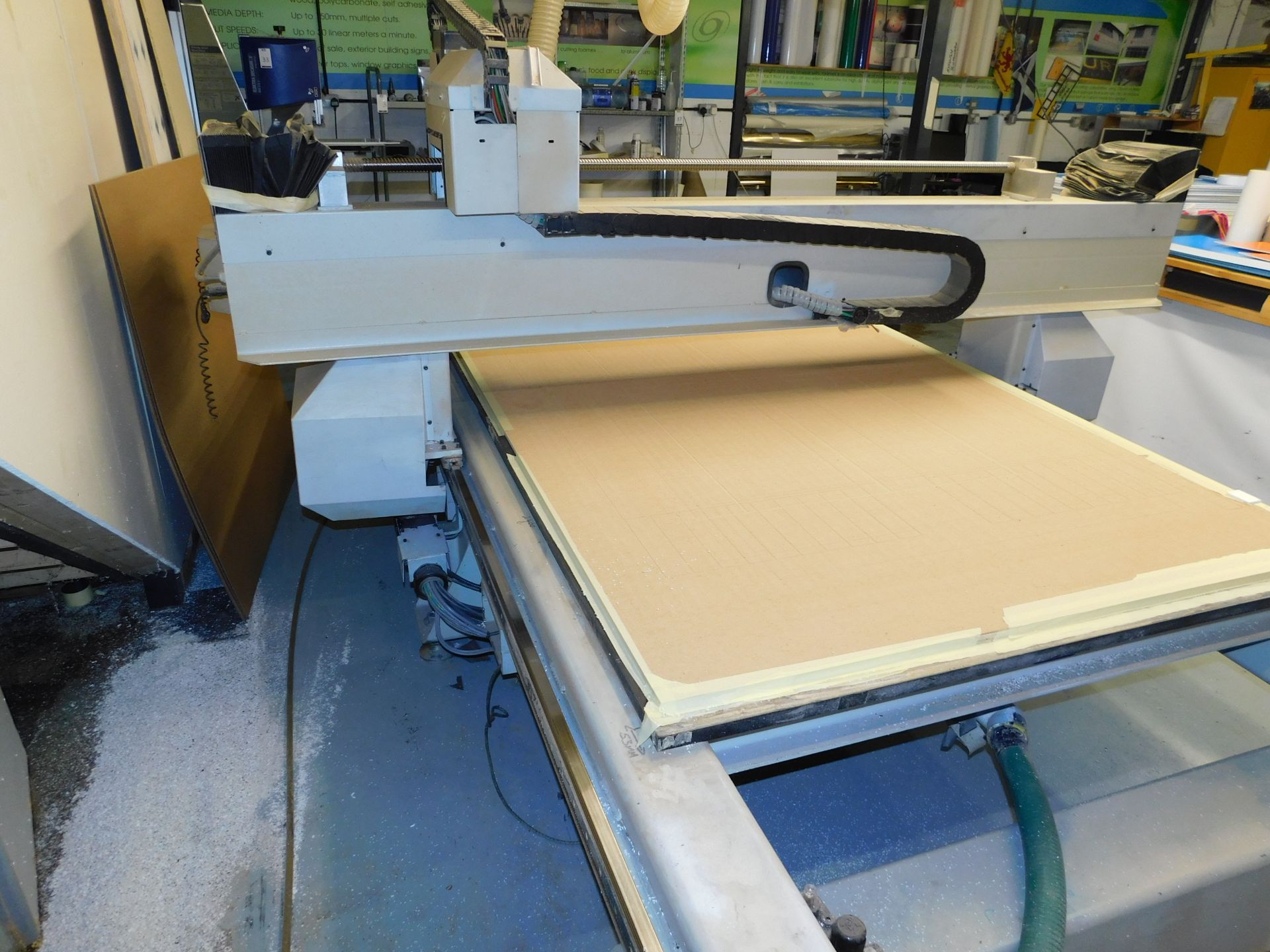 Multicam MG Series Bed Router. Serial Number MG204-03319 (2004) With Rietschle Thomas Vacuum Pump, 8 - Bild 4 aus 18