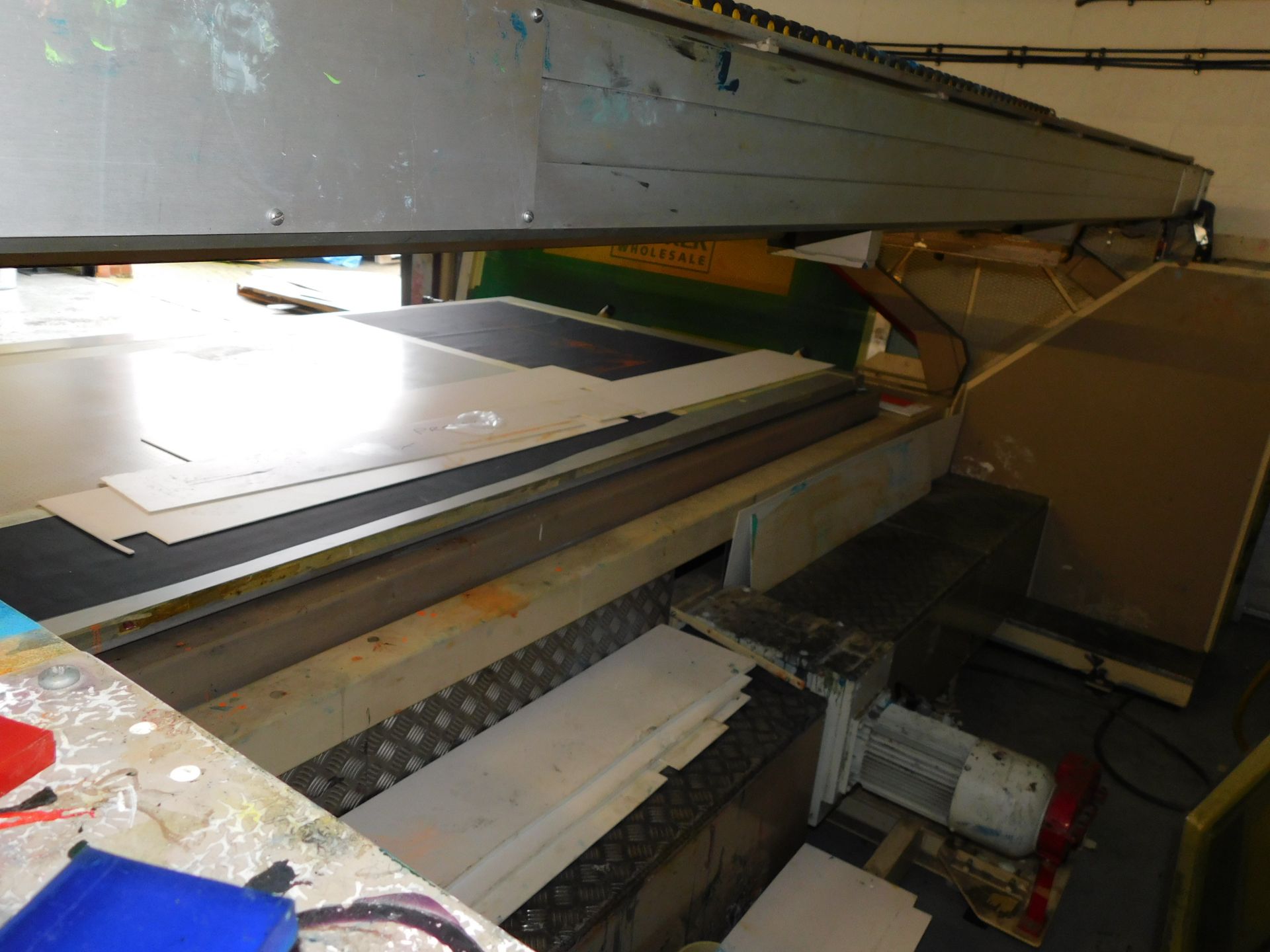 KPX 9848TPS Screen Printer, Approx. 2000mm X 1200mm (1999) (Located Northampton – See General - Bild 5 aus 10