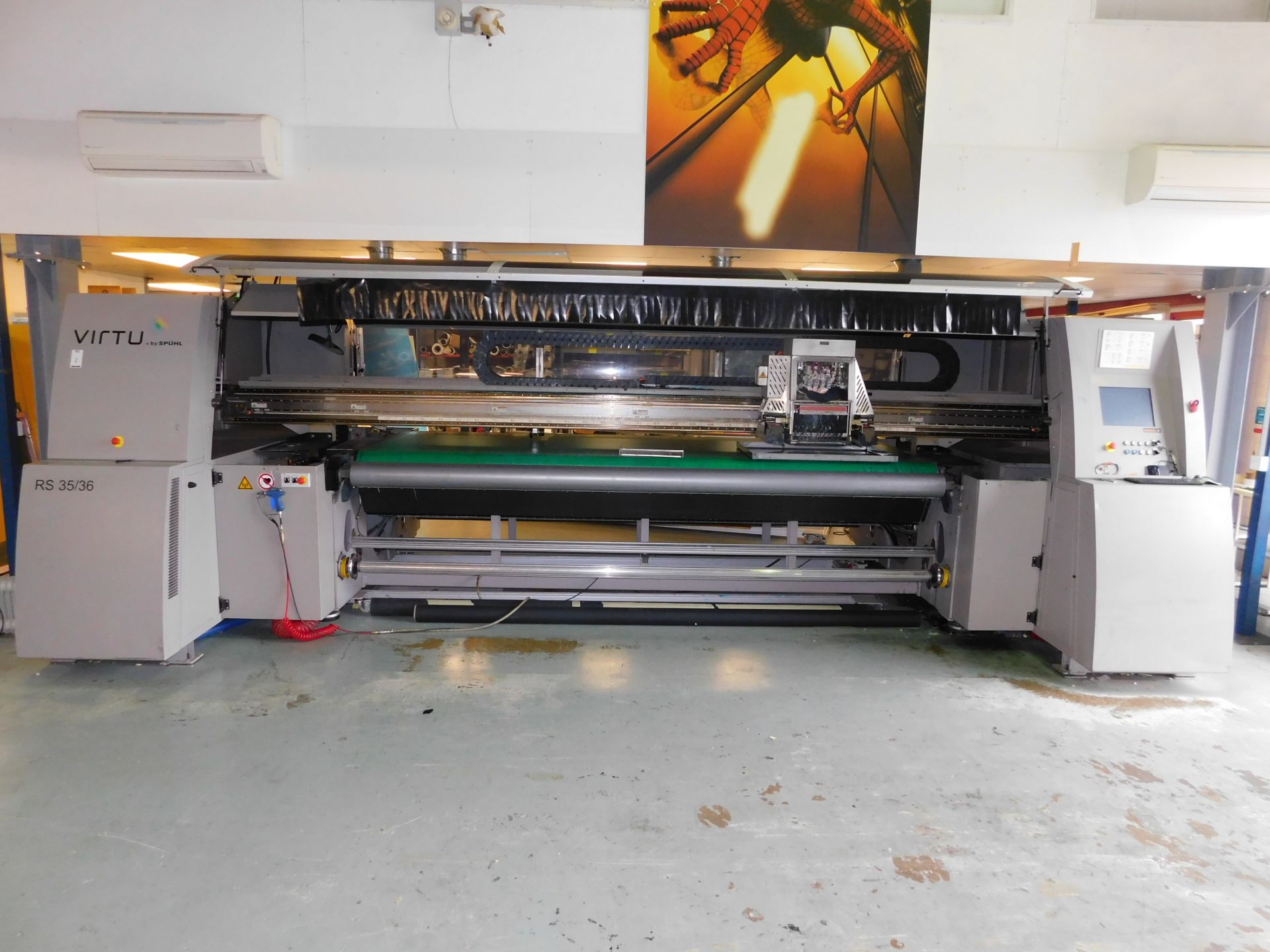 Spuhl Virtu RS35/36 (35/48) 3500mm Media Width Flatbed UV Printer, Serial Number 10415063 (2008) - Bild 6 aus 32