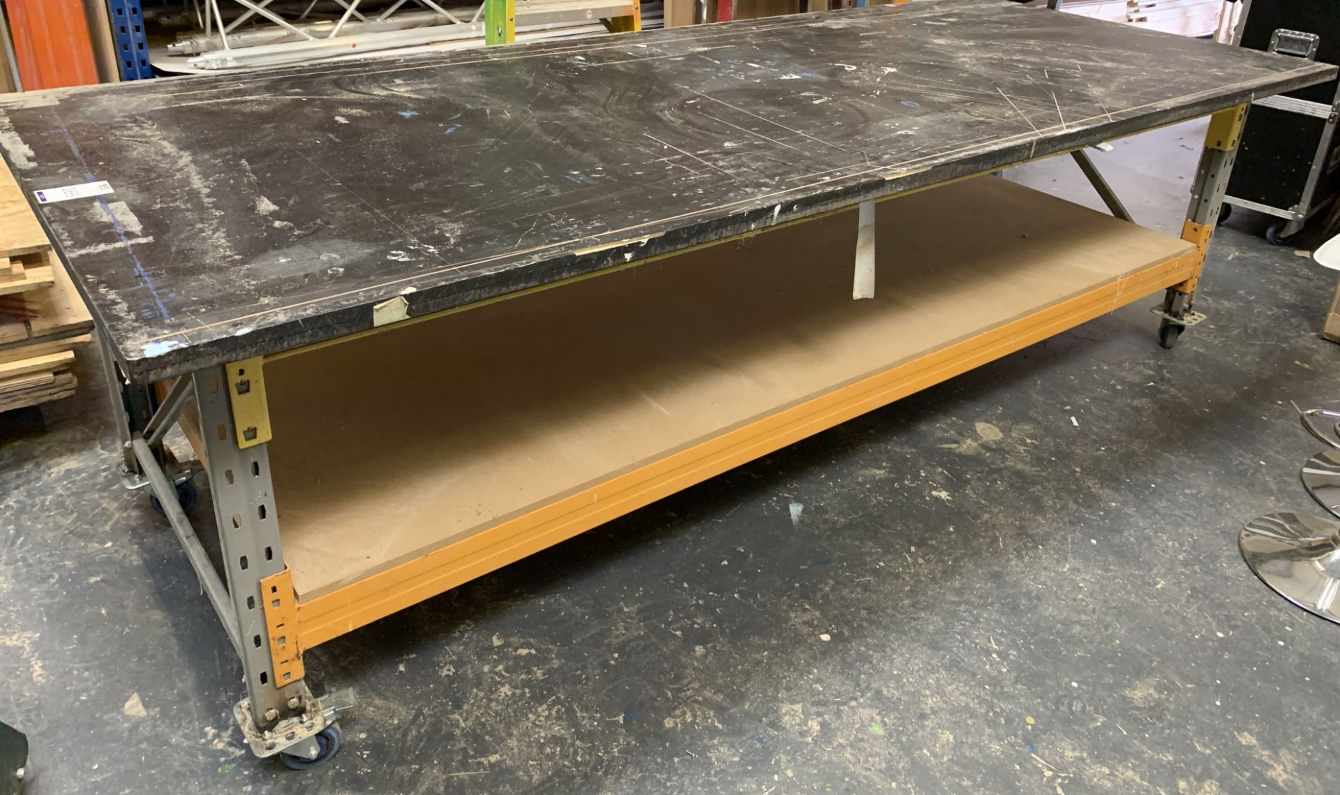 Custom Built Workbench Trolley (Located Sittingbourne – Please see General Notes for Full Address,