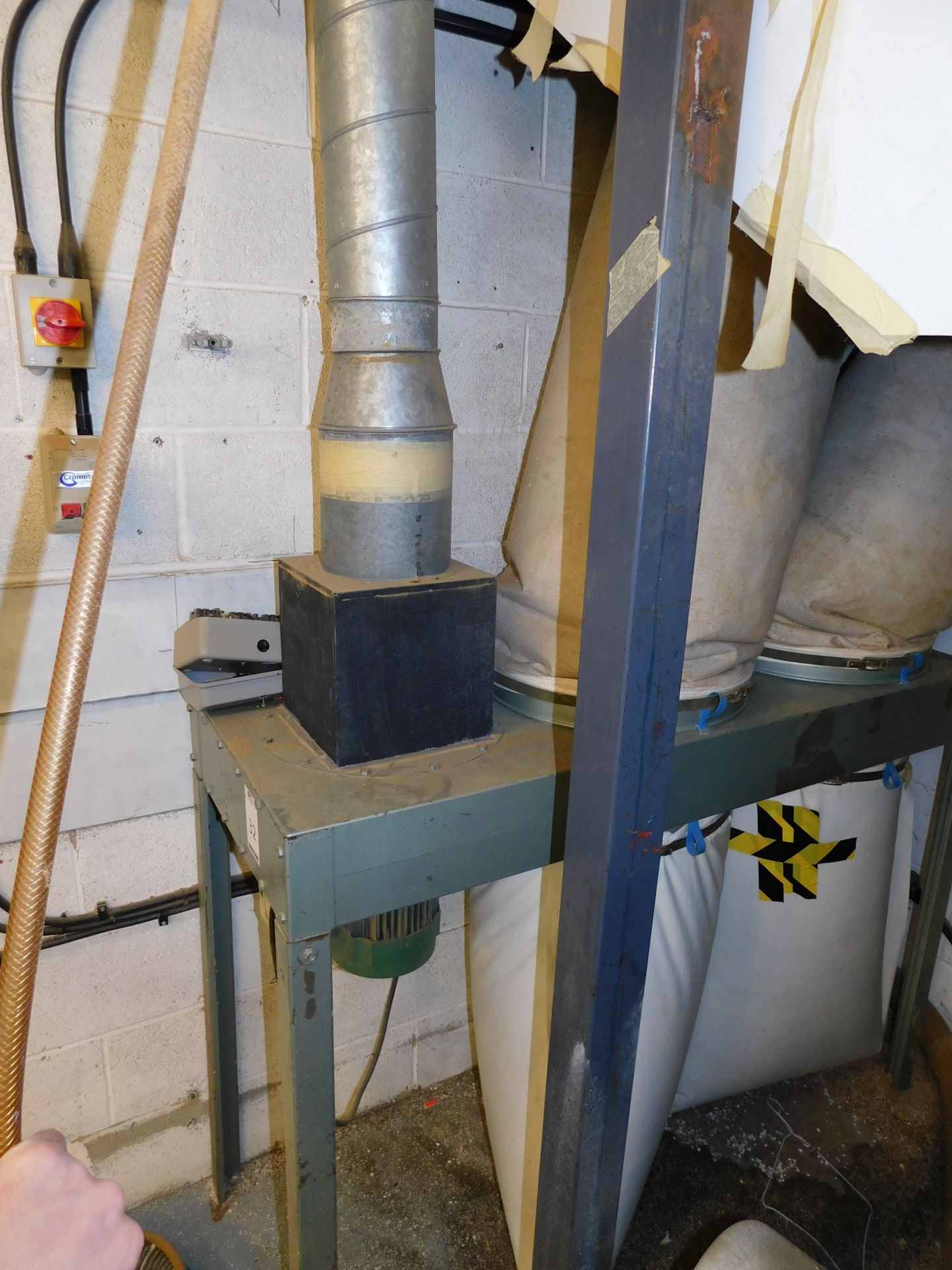 Double Bag Dust Extraction Unit With Ducting (Located Northampton – See General Notes for Full - Image 2 of 3