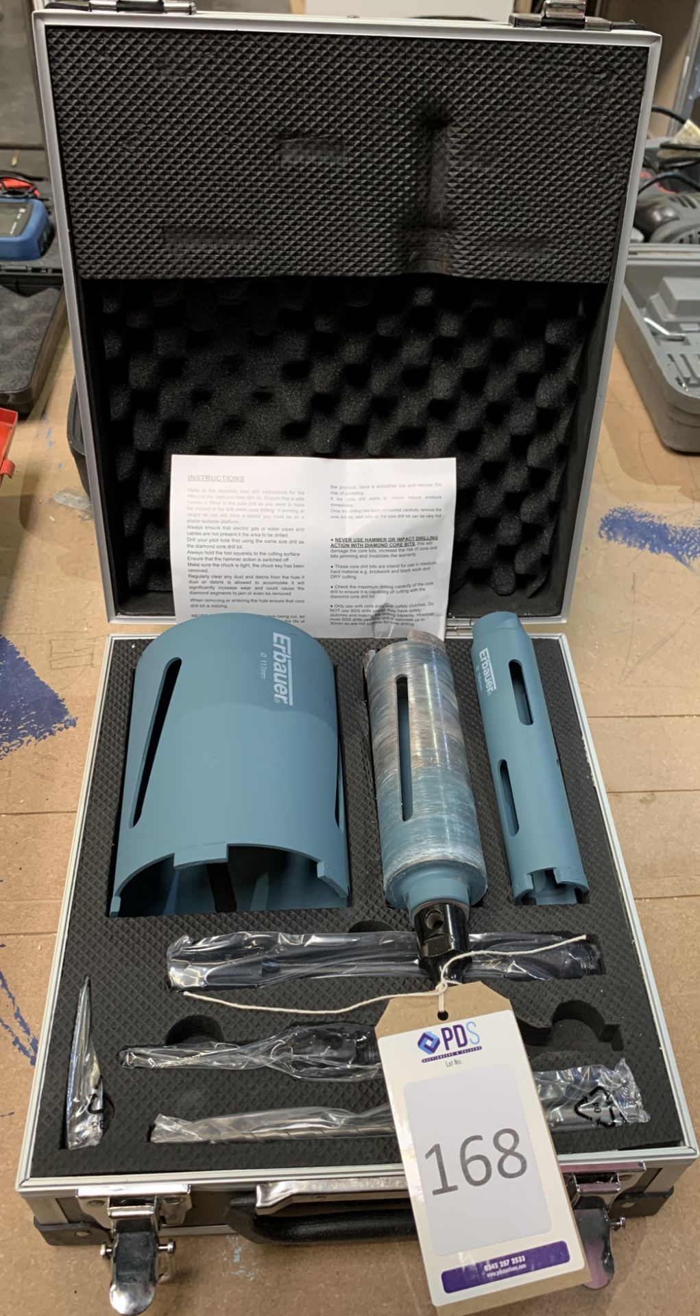 Erbauer Diamond Drill Attachment Set (Located Sittingbourne – Please see General Notes for Full