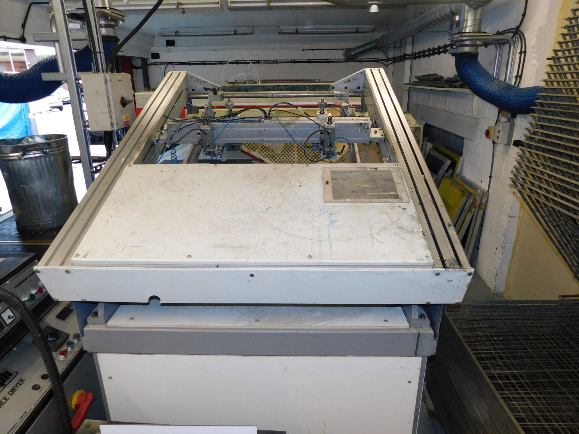 KPX 2581/TK Mini Screen Printer, Serial No SA104 1000mm X 1000mm (1997) (Located Northampton – See - Bild 8 aus 9