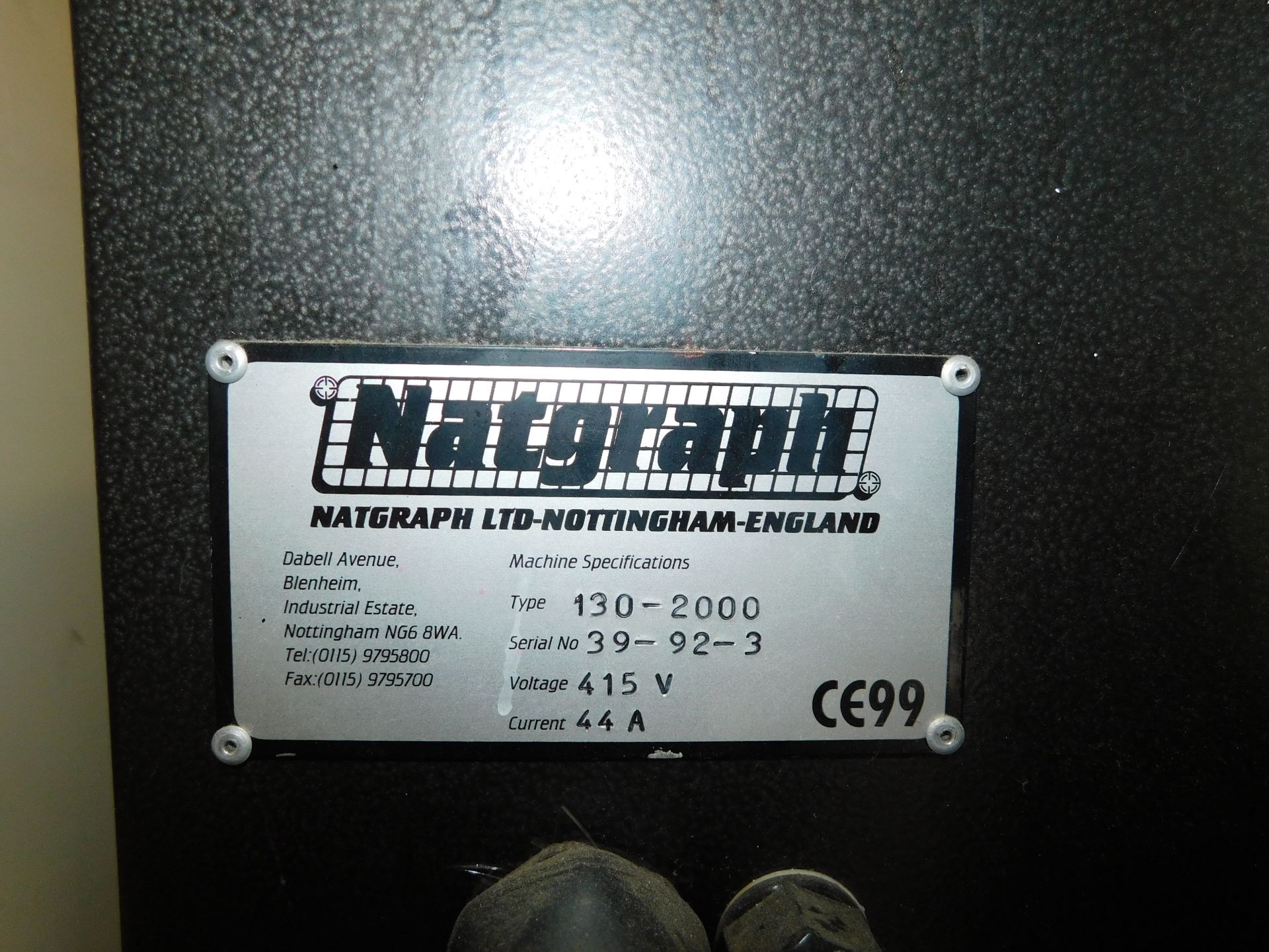 Natgraph 130-2000 Bridging Unit Serial No 39-92-3 And Natgraph Air Force Dryer (1999) (Located - Image 13 of 15