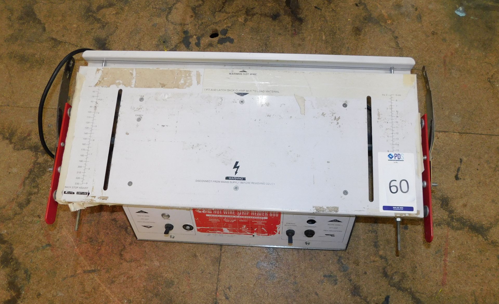 CPC Hotwire Strip Heater 600 (Located Northampton – See General Notes for Full Address)