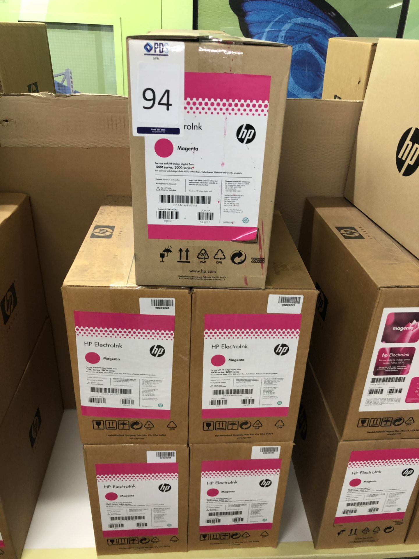 50 Cans of HP ElectroInk Magenta to suit HP Indigo Digital Press 1000 & 2000 Series (to 5 boxes) (