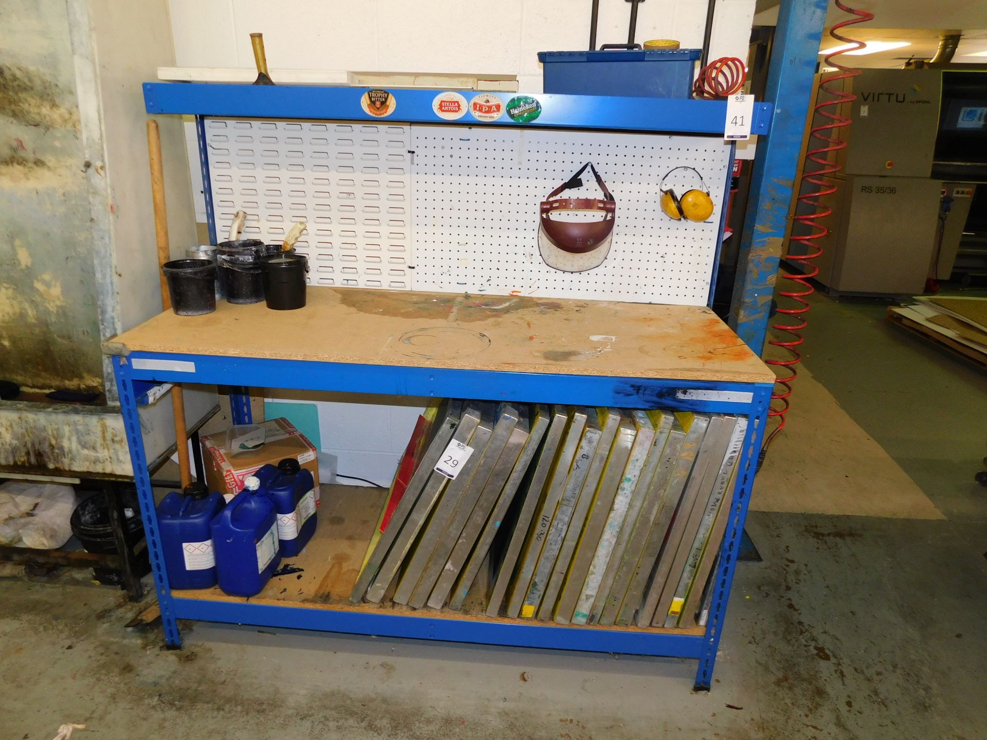 Metal Framed Workbench (Located Northampton – See General Notes for Full Address) - Bild 2 aus 2