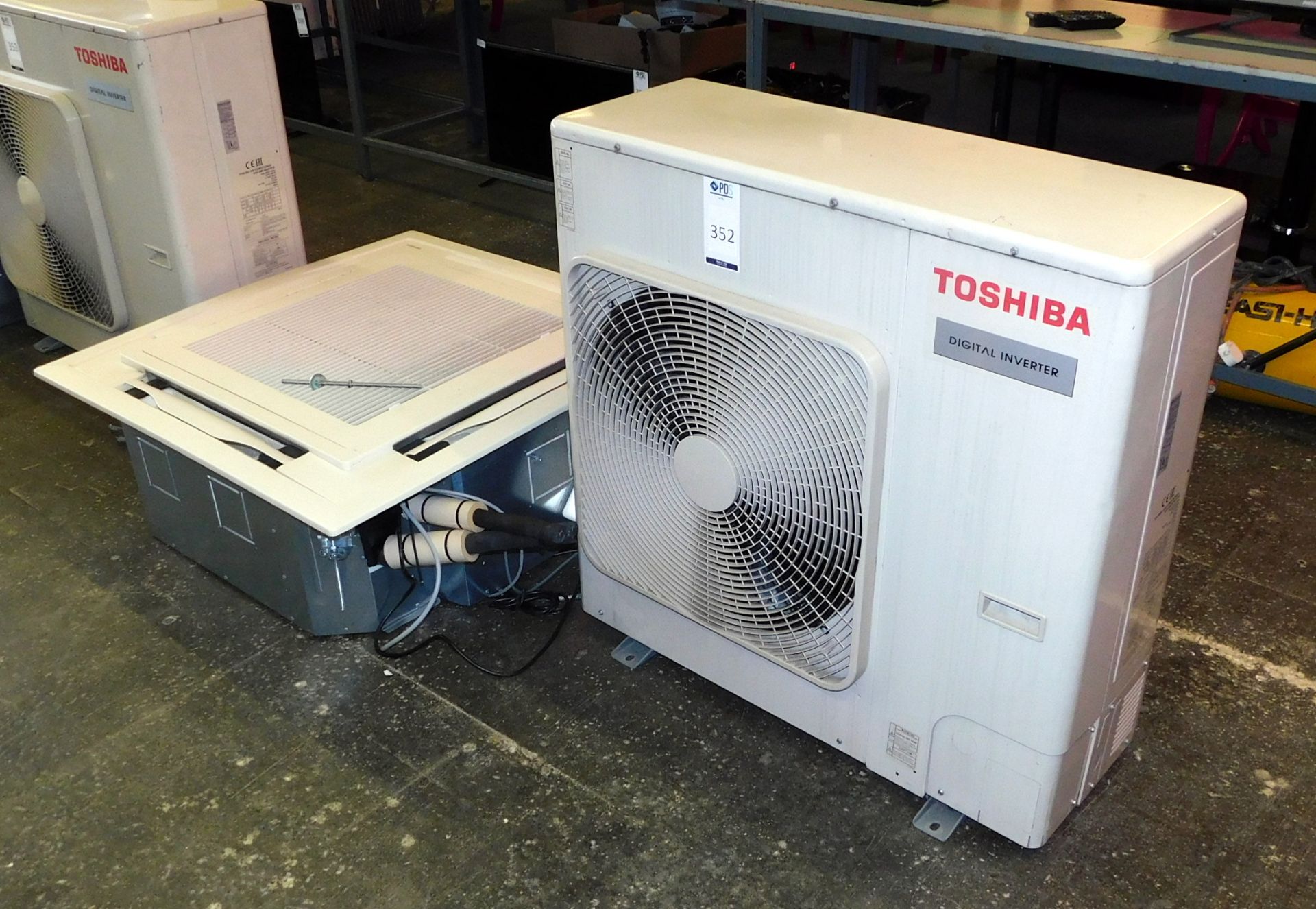 Toshiba Digital Inverter Air Conditioning System RAV-SM1404ATP-E (2017) with Toshiba Ceiling