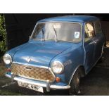 1968 MORRIS MINI 1000 MK II, registeration no. ODE49F.