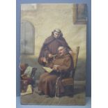 GABRIELE CASTAGNOLA (ITALIAN 1828-1883), portrait of two jovial monks,