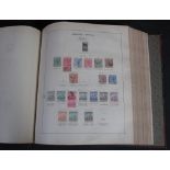 ALL WORLD STAMP COLLECTION in Senf's printed postage stamp album.