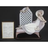 LIMITED EDITION SPANISH LLADRO PORCELAIN FIGURE 'GARDEN OF DREAMS' 07634 limited edition 3518/4000