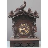 LATE 19TH CENTURY BAVARIAN TWO TRAIN CUCKOO CLOCK,